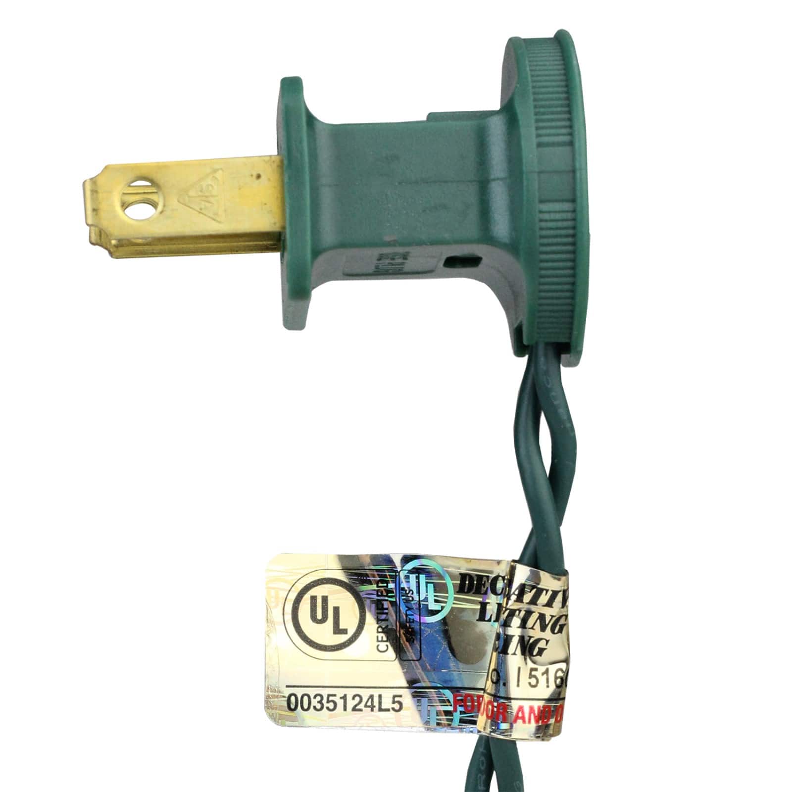 25ct Pure White LED C7 Christmas Light Set - 16ft Green Wire