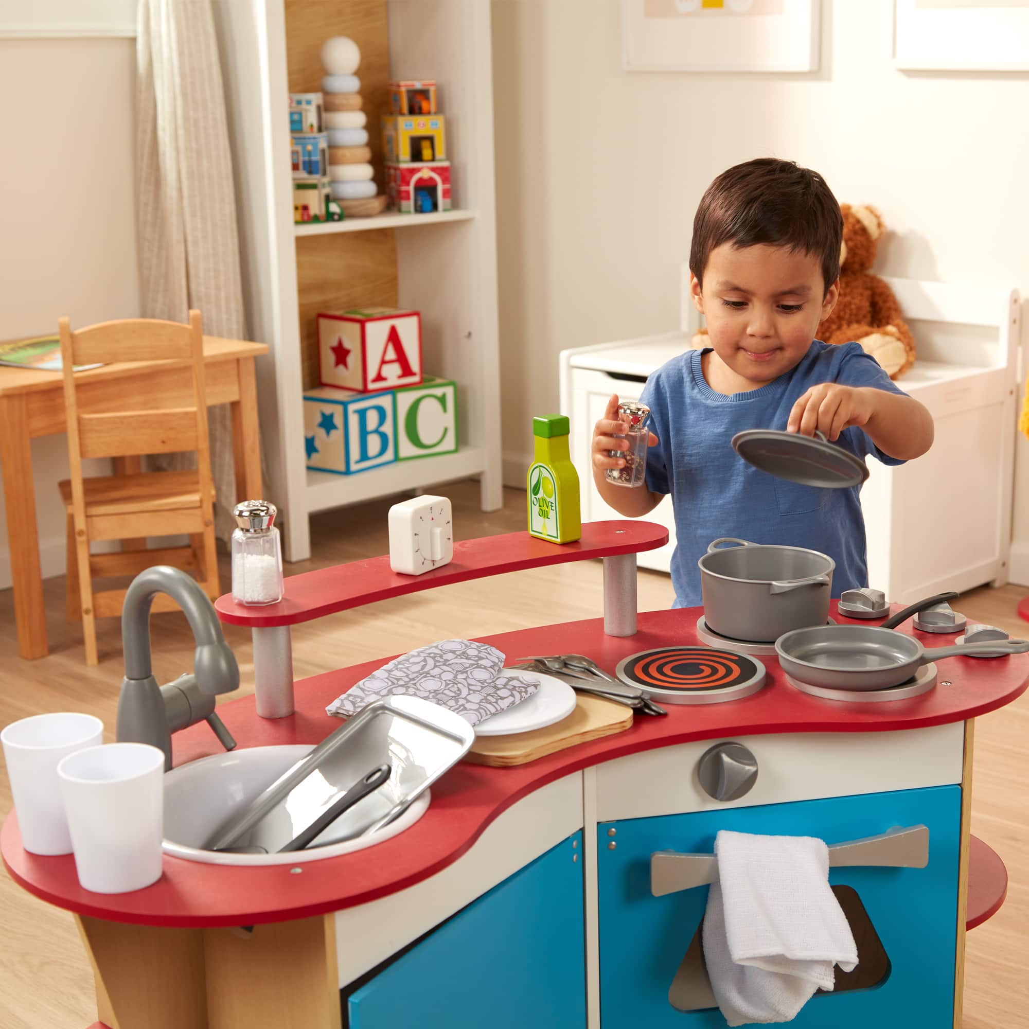 melissa and doug kitchen accessory play set