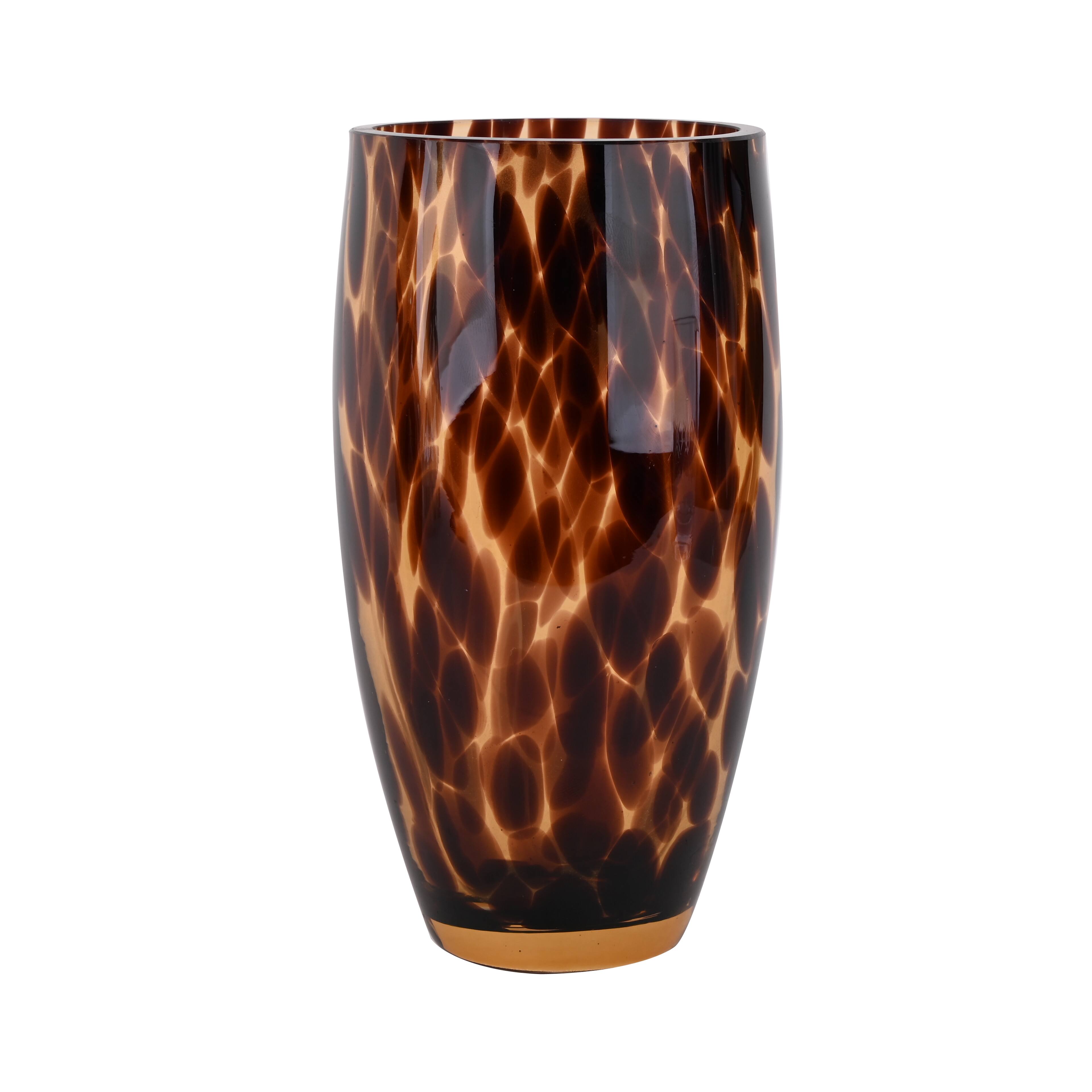 7.25" Glass Tortoise Shell Vase by Ashland®