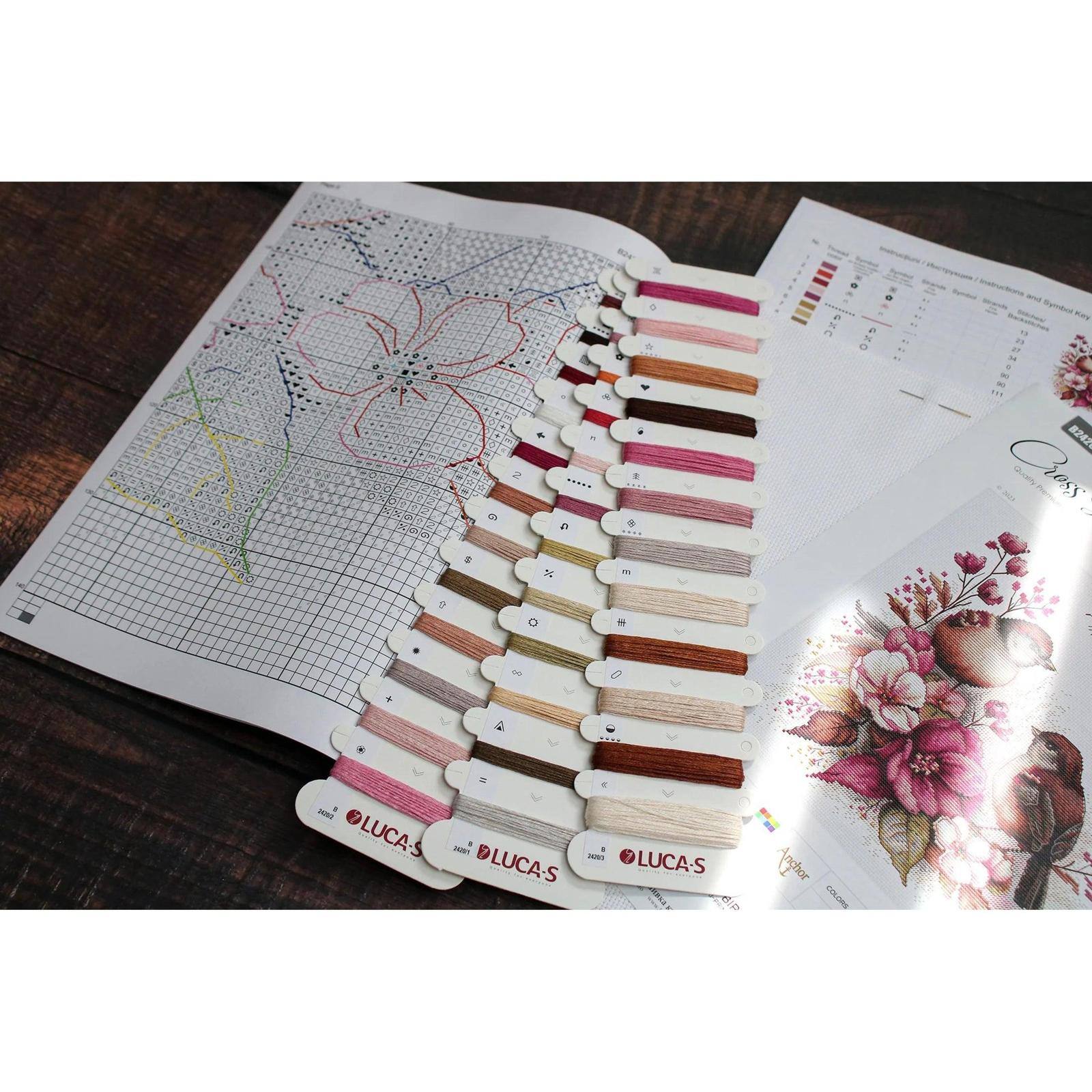 Luca-S The Birds - Spring Counted Cross Stitch Kit