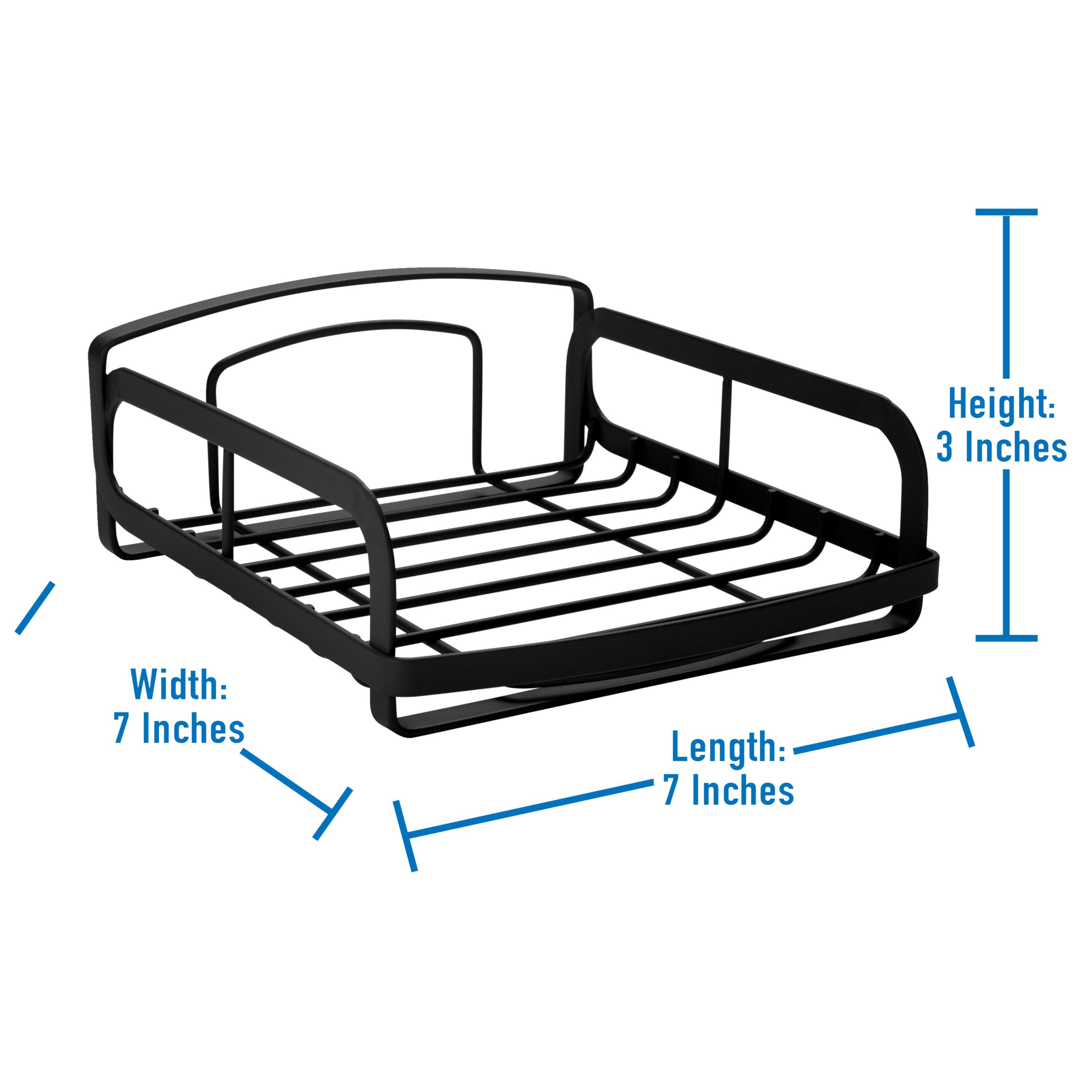 Kitchen Details Industrial Collection Matte Black Napkin Holder