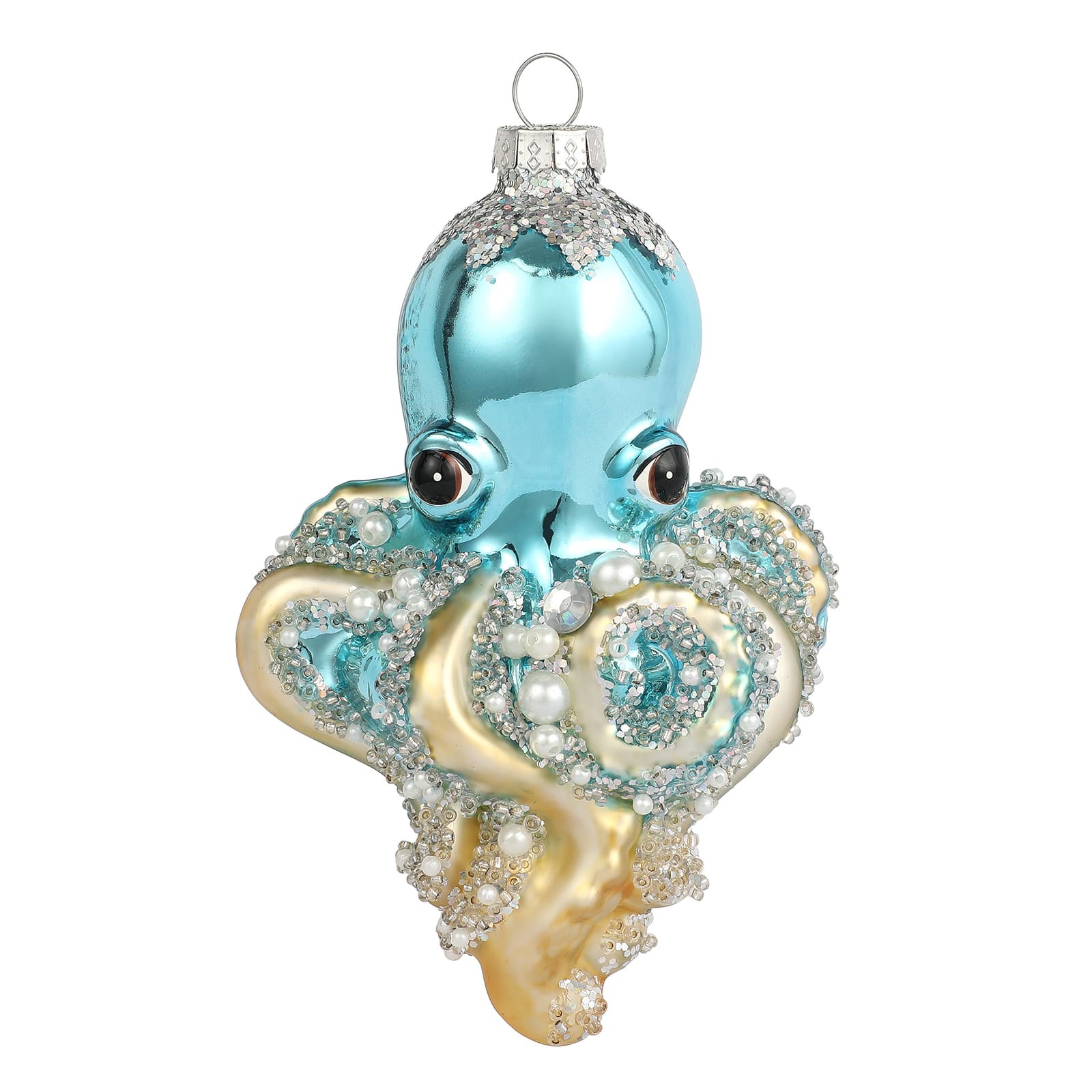 5.25&#x22; Octopus Glass Ornament by Ashland&#xAE;