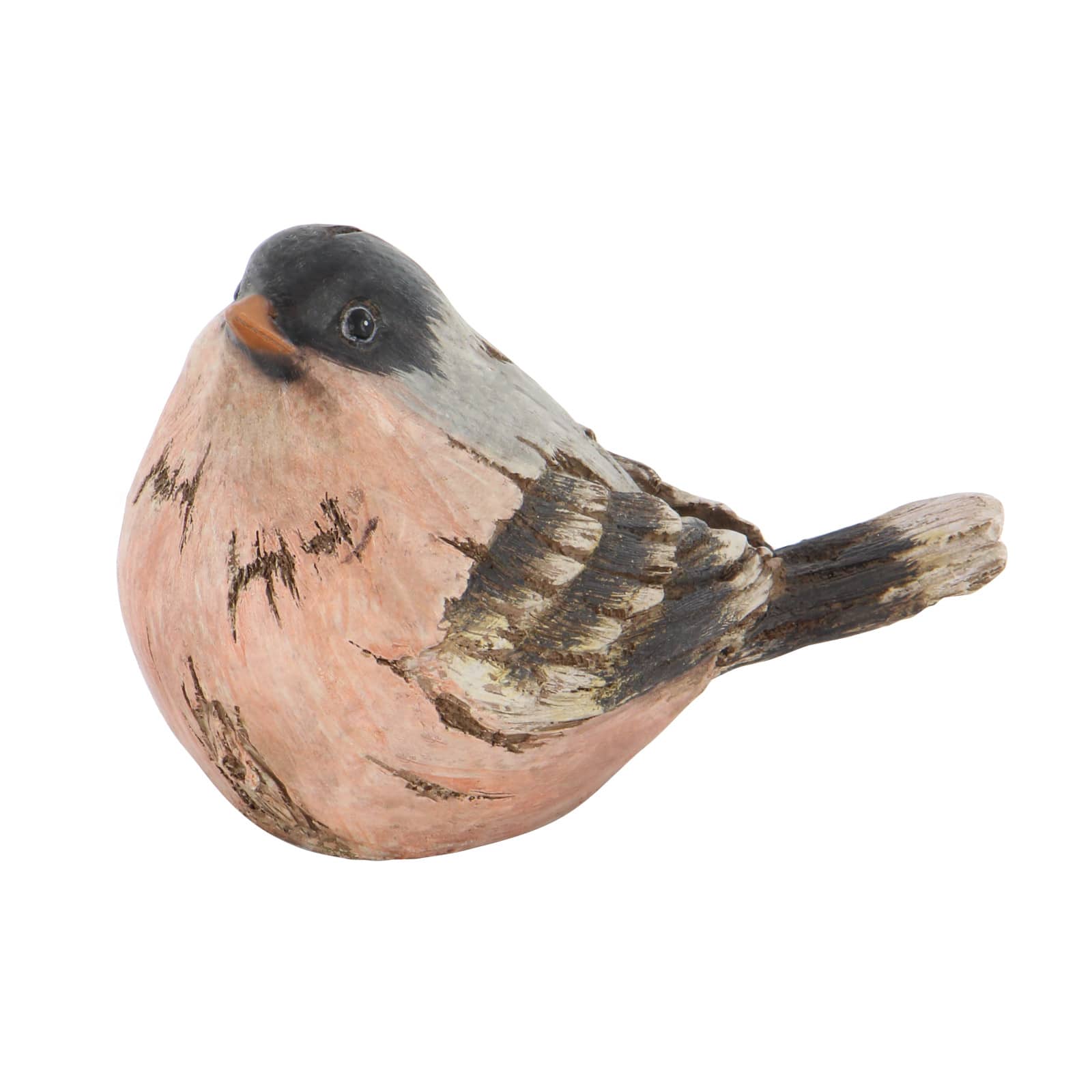 9" Multicolor Rustic Polystone Bird Sculpture Set