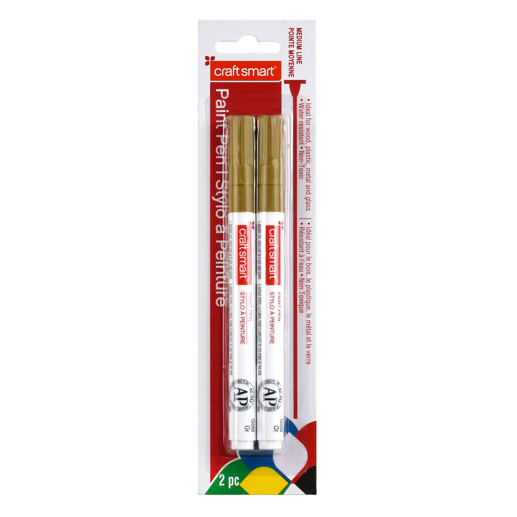Medium Line Paint Pen by Craft Smart® 2ct.