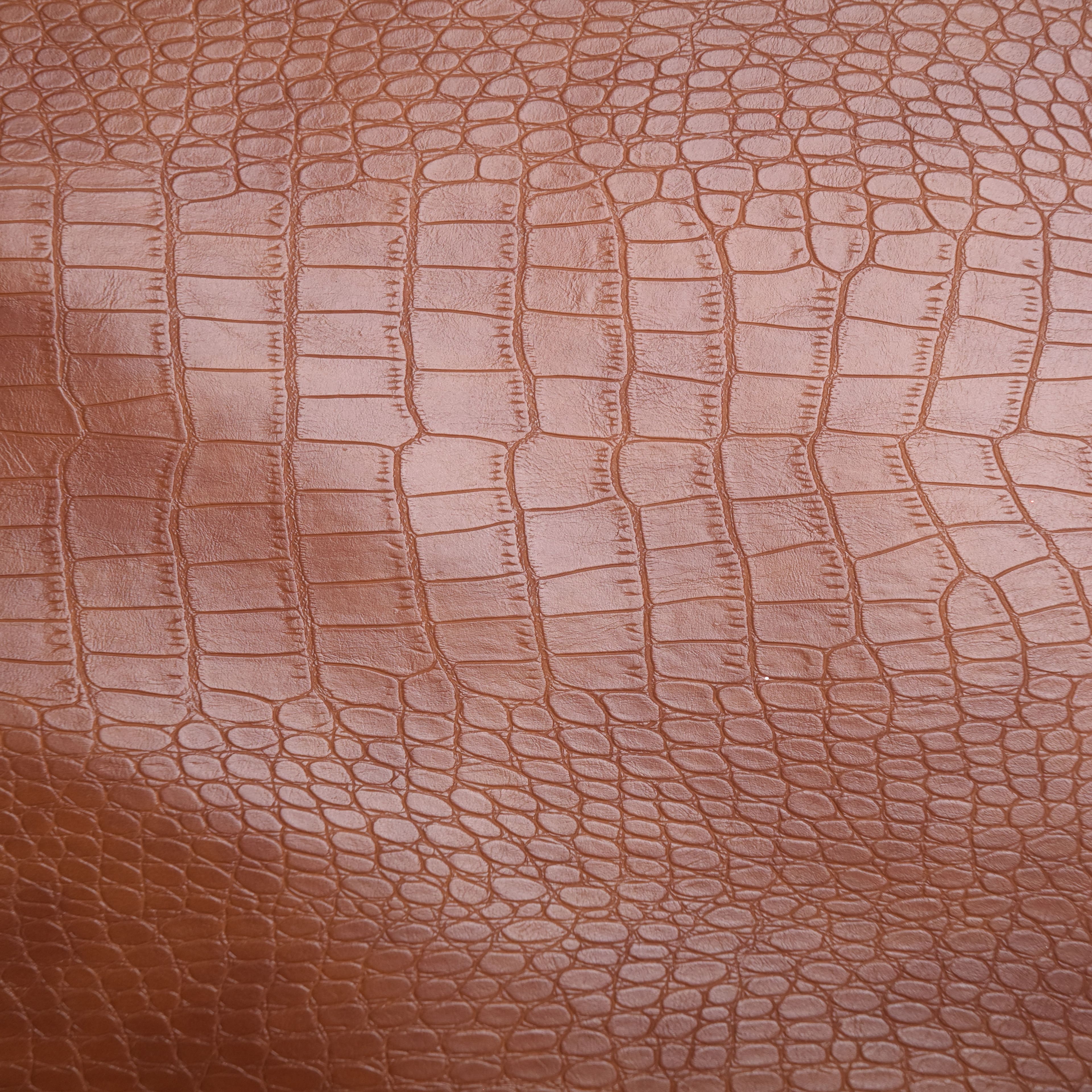 Feldman Tan Reptile Faux Leather