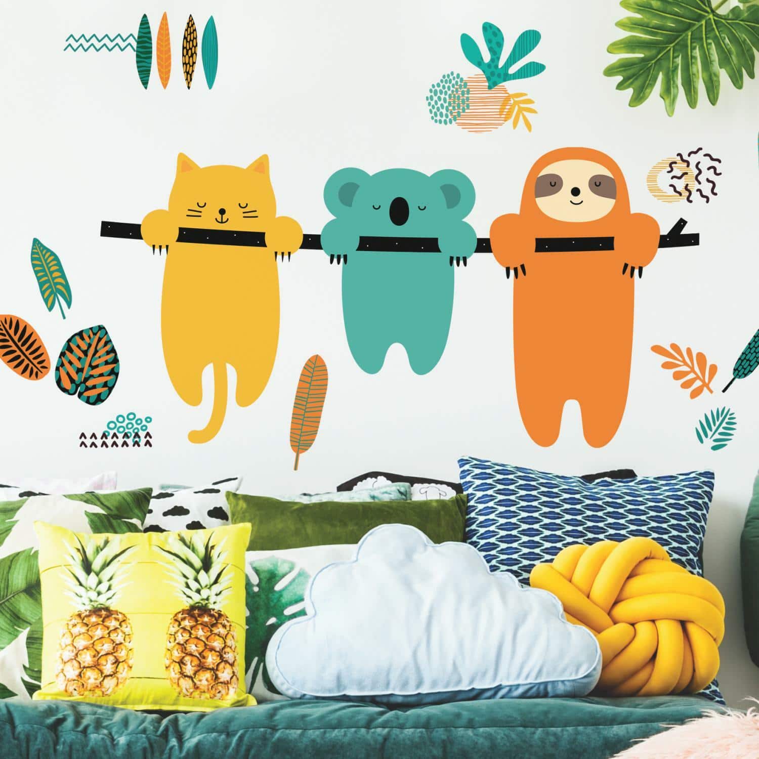 RoomMates Koala &#x26; Sloth Peel &#x26; Stick Wall Decals