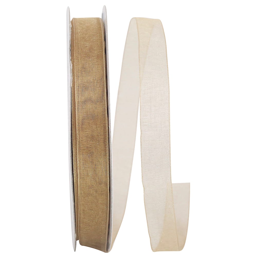JAM Paper 5/8" x 100yd. Chiffon Mono Sheer Ribbon