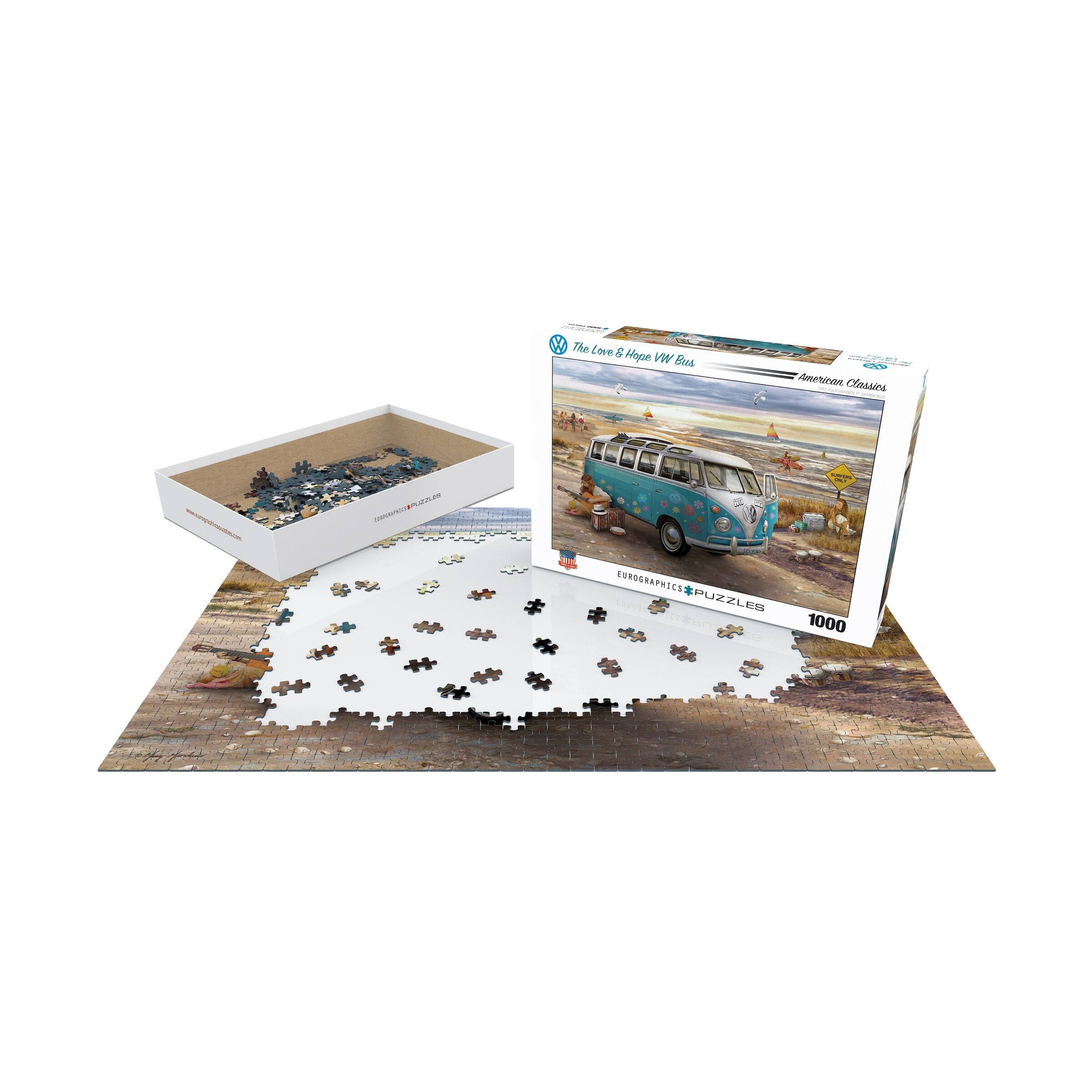 American Classics - The Love &#x26; Hope VW Bus by Greg Giordano: 1000 Pcs