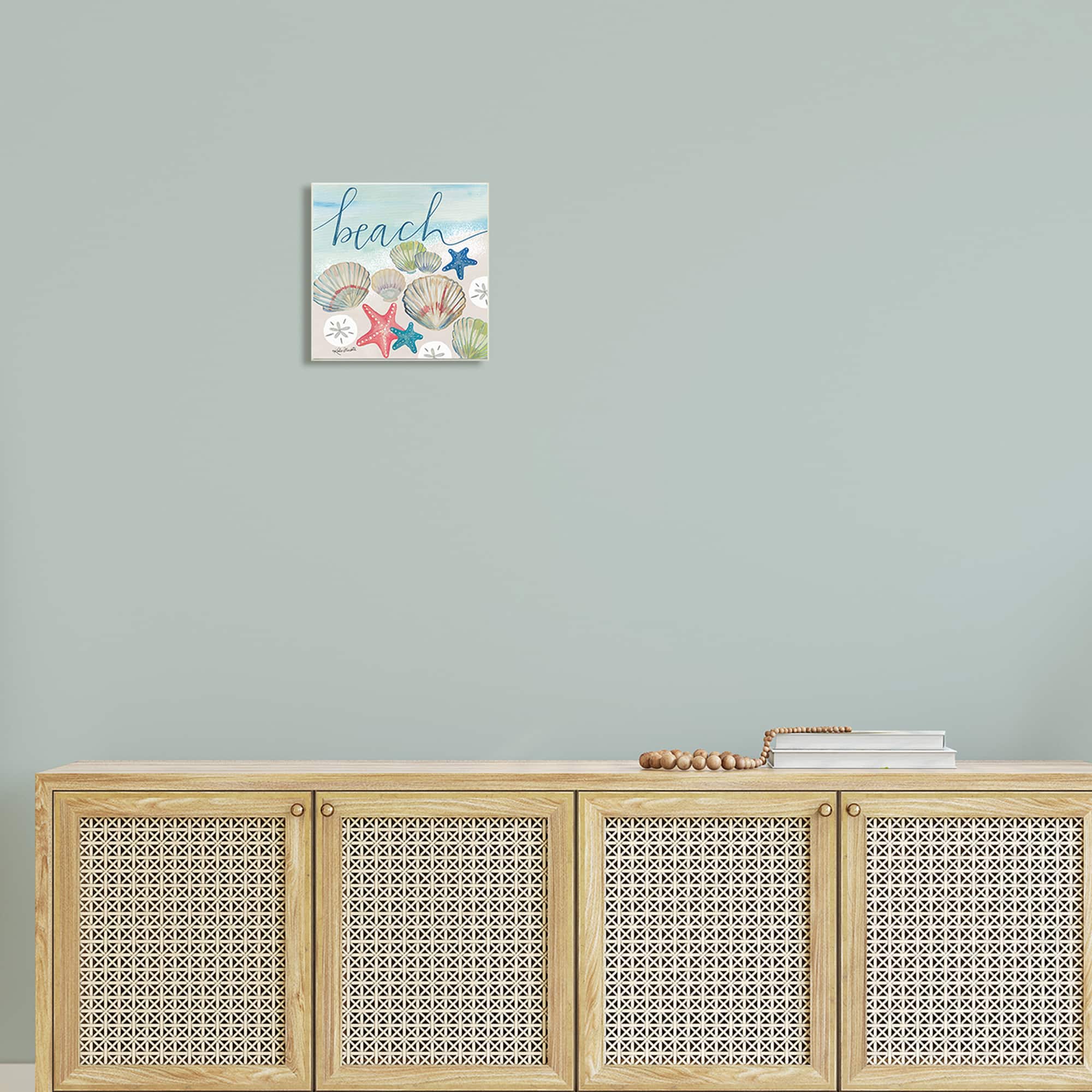 Stupell Industries Beach Seashells Wall Plaque Art