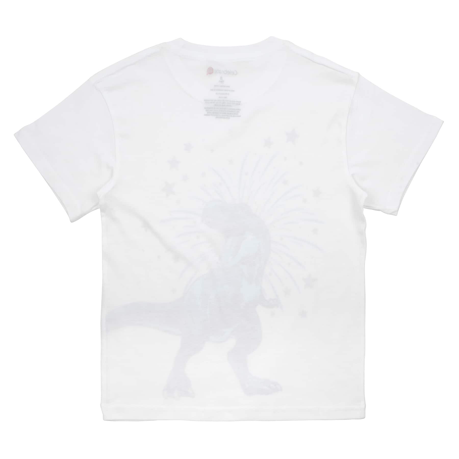 Red, White &#x26; Blue Patriotic Dinosaur Youth T-Shirt by Celebrate It&#x2122;