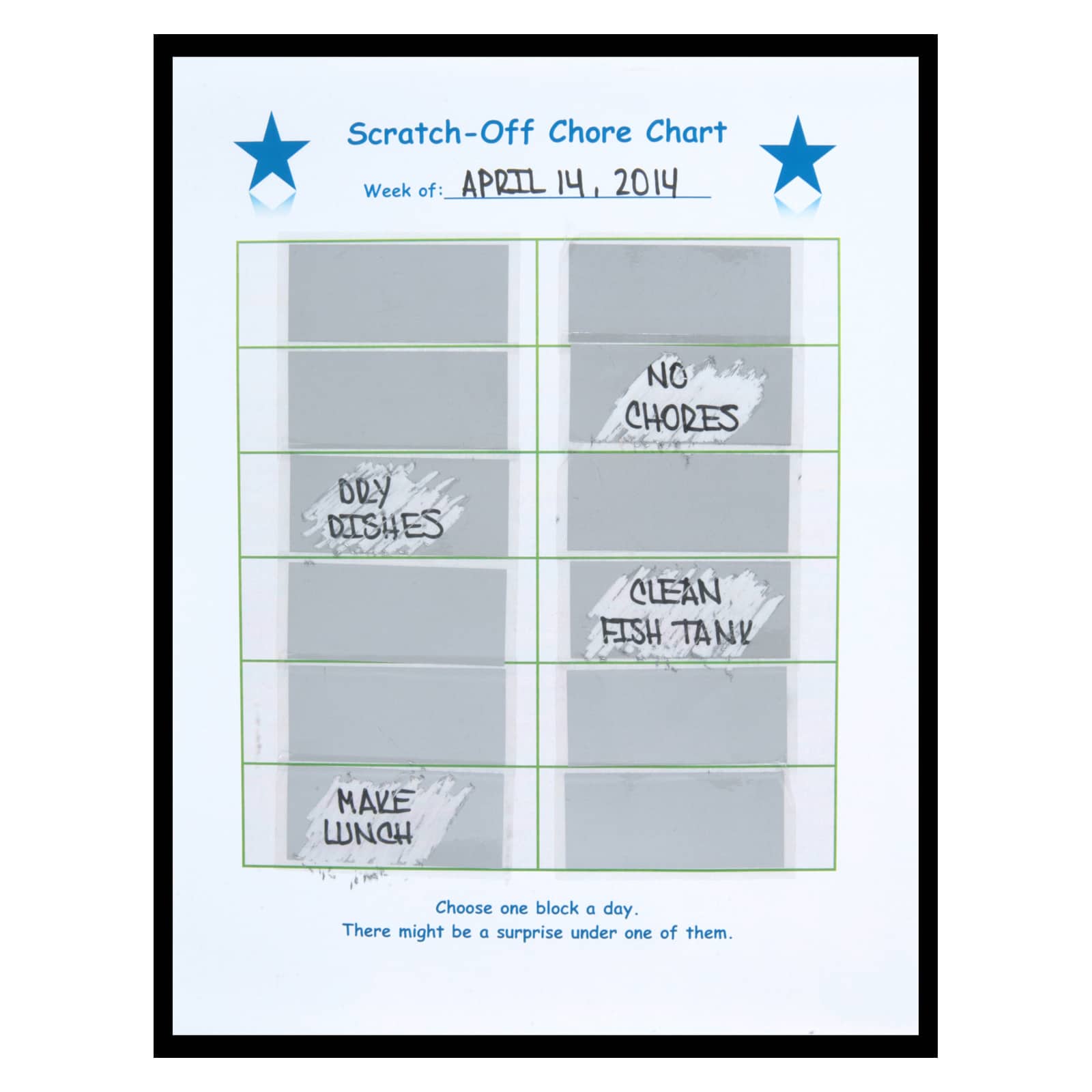 Eureka&#xAE; Rectangles Scratch Off Stickers, 6 Packs of 180