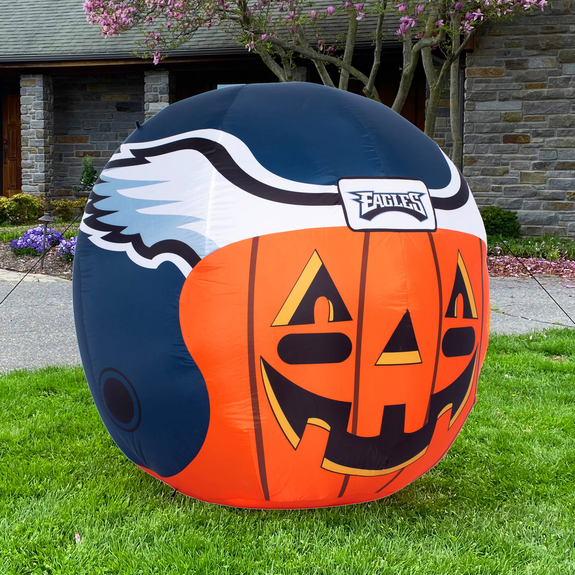 philadelphia eagles inflatable lawn helmet