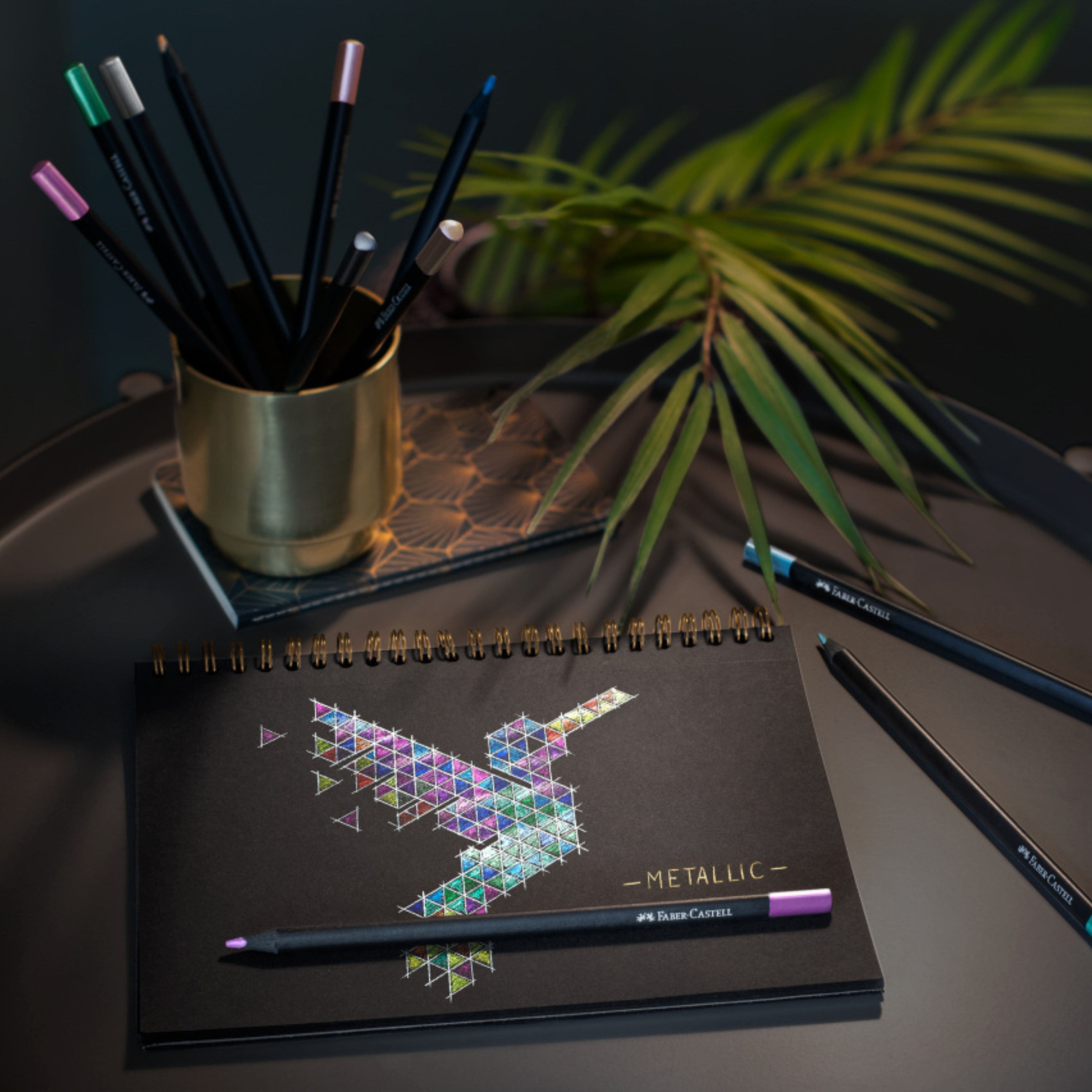 Faber-Castell&#xAE; Black Edition Metallic Colored Pencils
