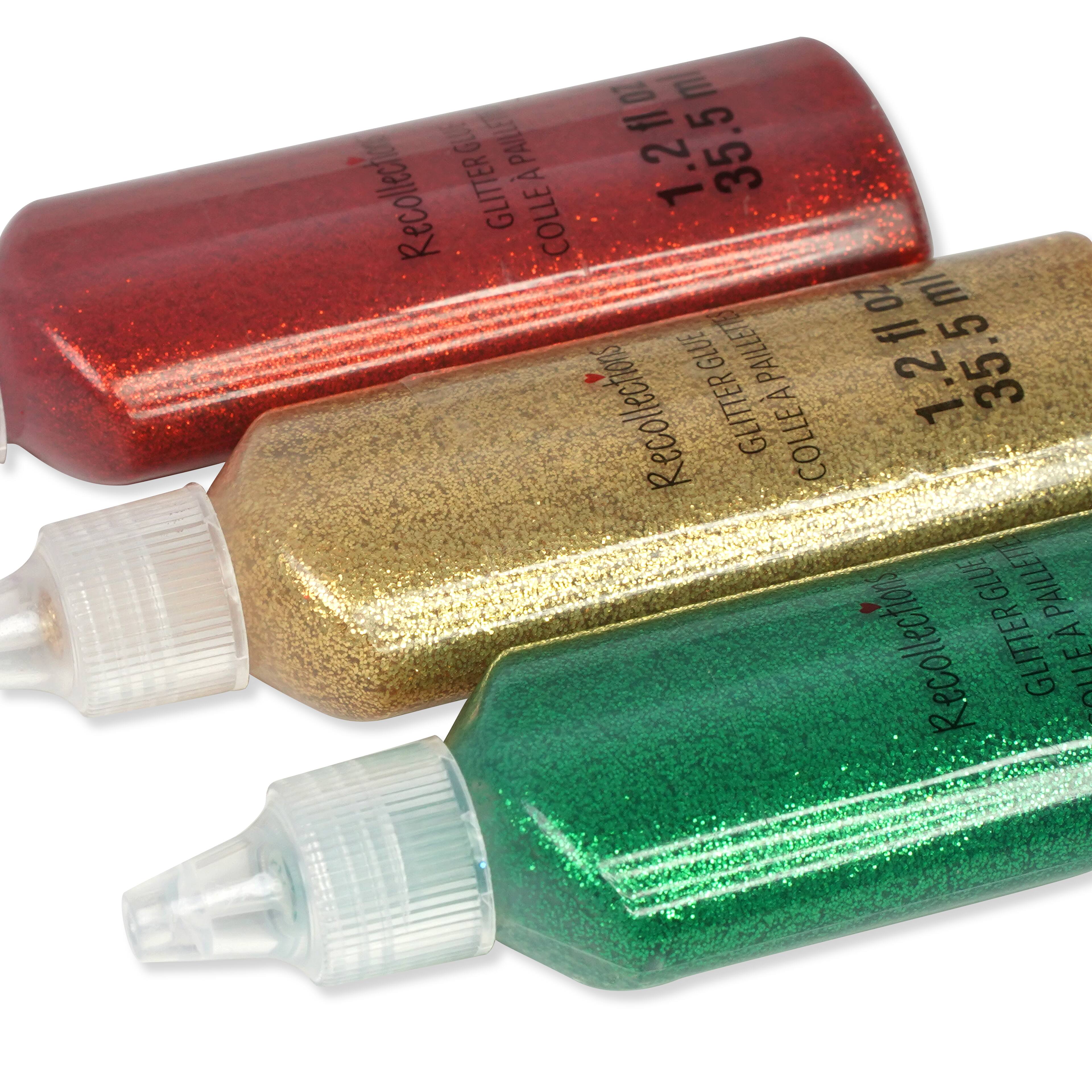 12 Packs: 3 ct. (36 total) Mixed Glitter Glue by Recollections™