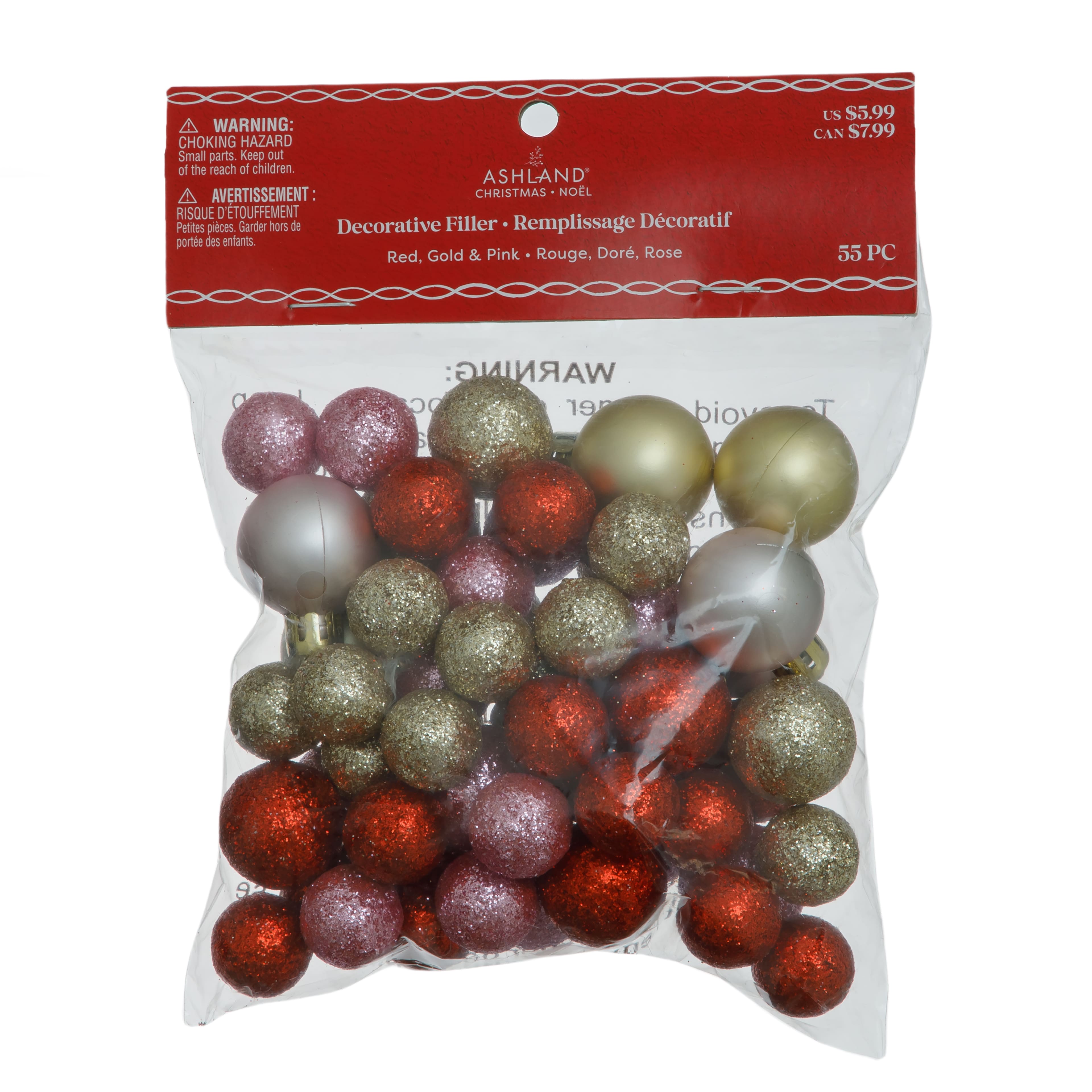 Red, Gold &#x26; Pink Decorative Filler, 55ct. by Ashland&#xAE;