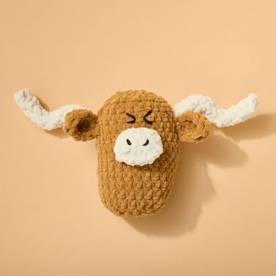 Loops & Threads® Cozy Cub™ Crochet Longhorn Amigurumi