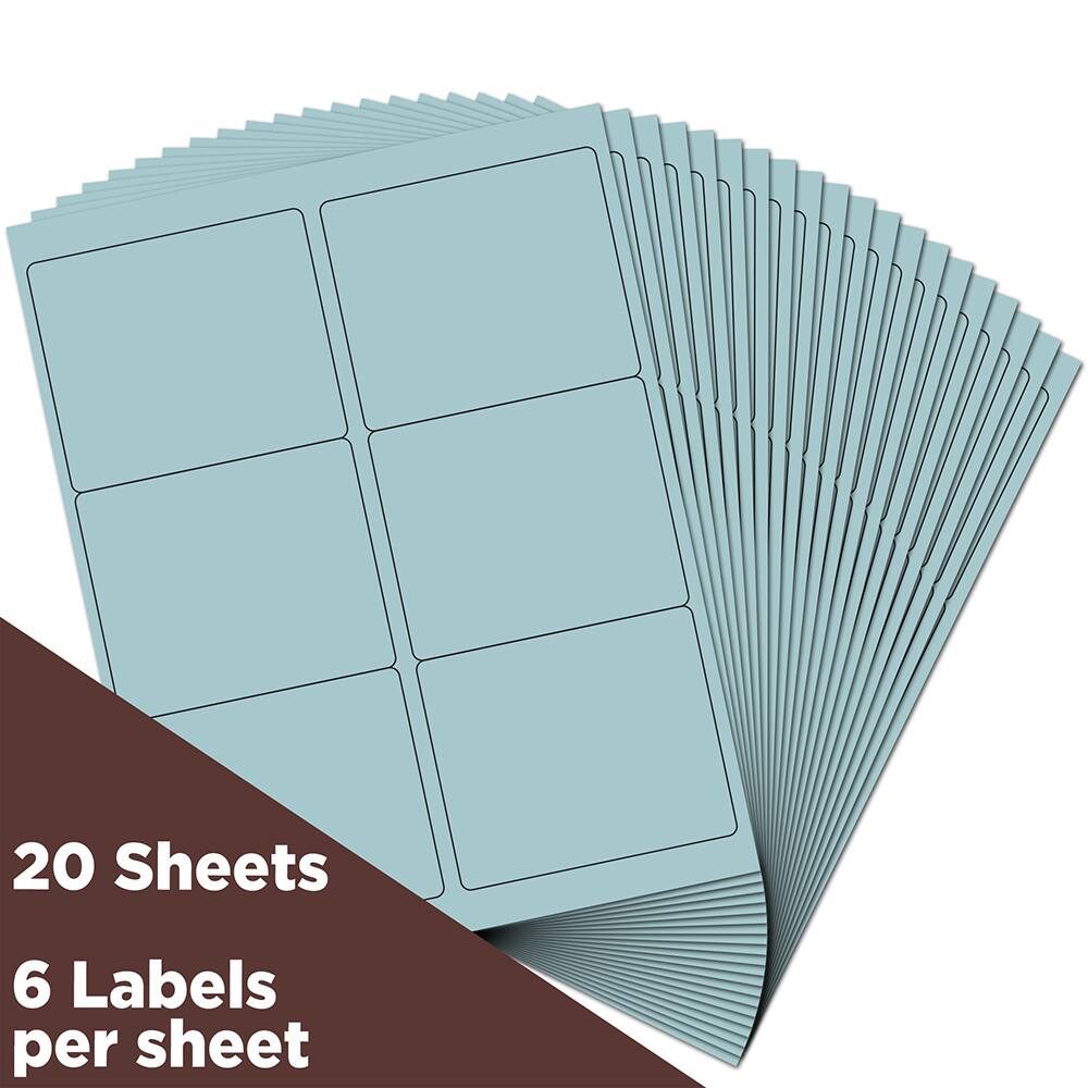 JAM Paper Adhesive Shipping Labels, 3.33&#x22; x 4&#x22;