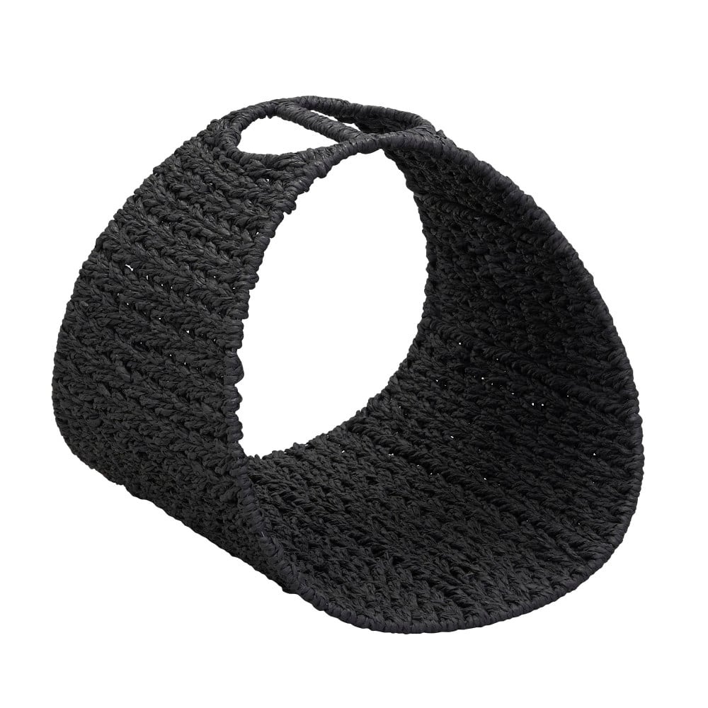 Household Essentials 15" Oval Seagrass Magazine Rack