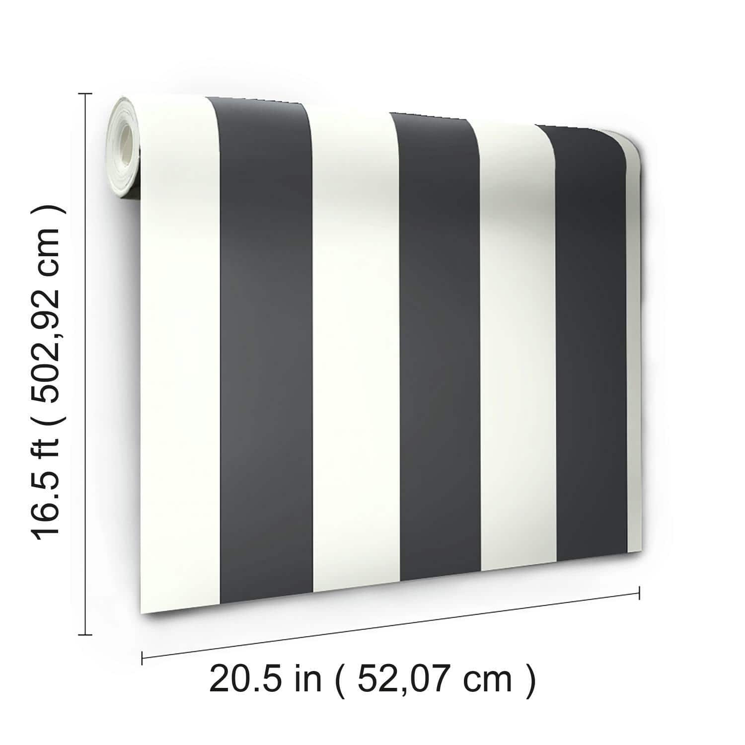 RoomMates Awning Stripe Peel & Stick Wallpaper