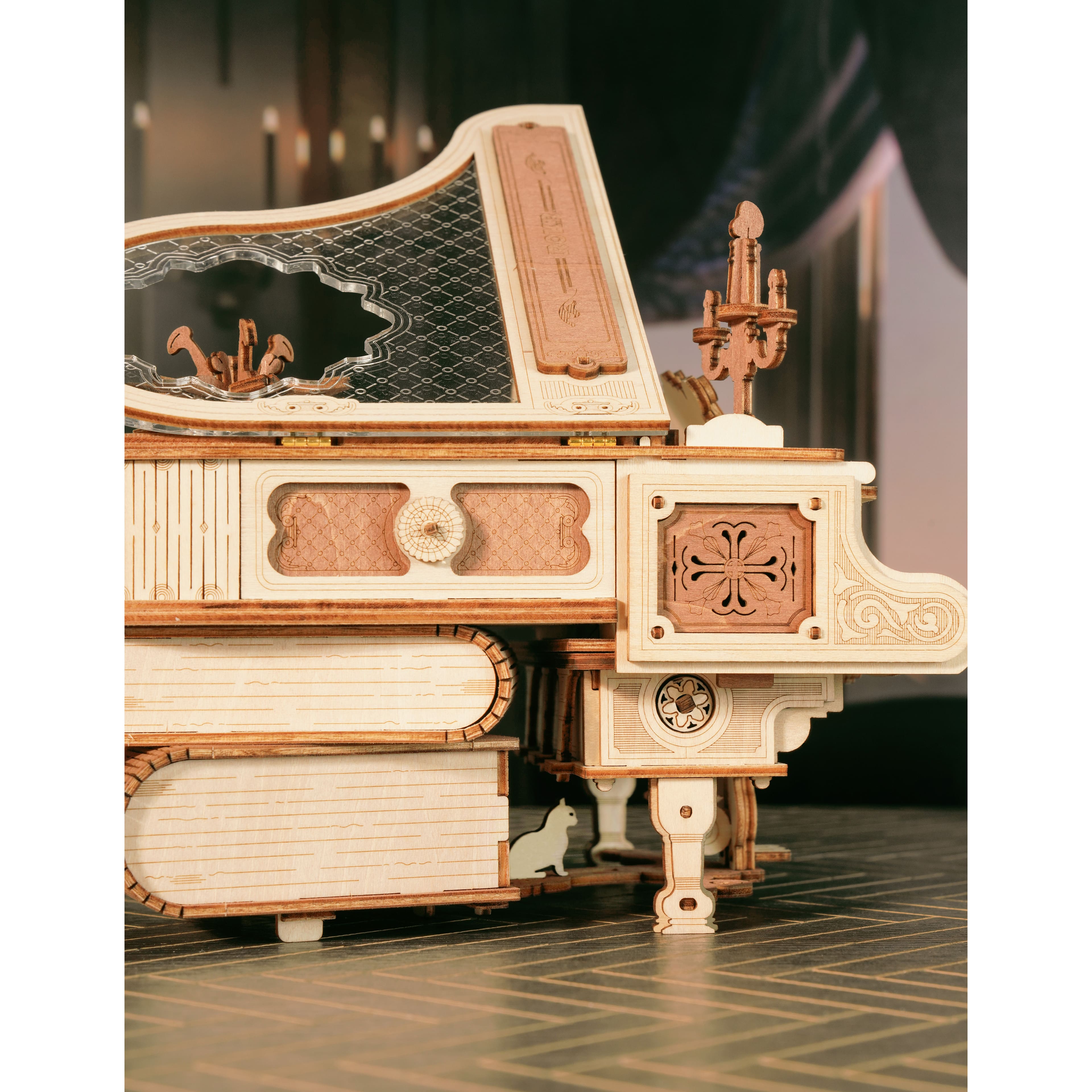 Robotime&#xAE; Rokr&#xAE; Magic Piano Music Box Puzzle Kit