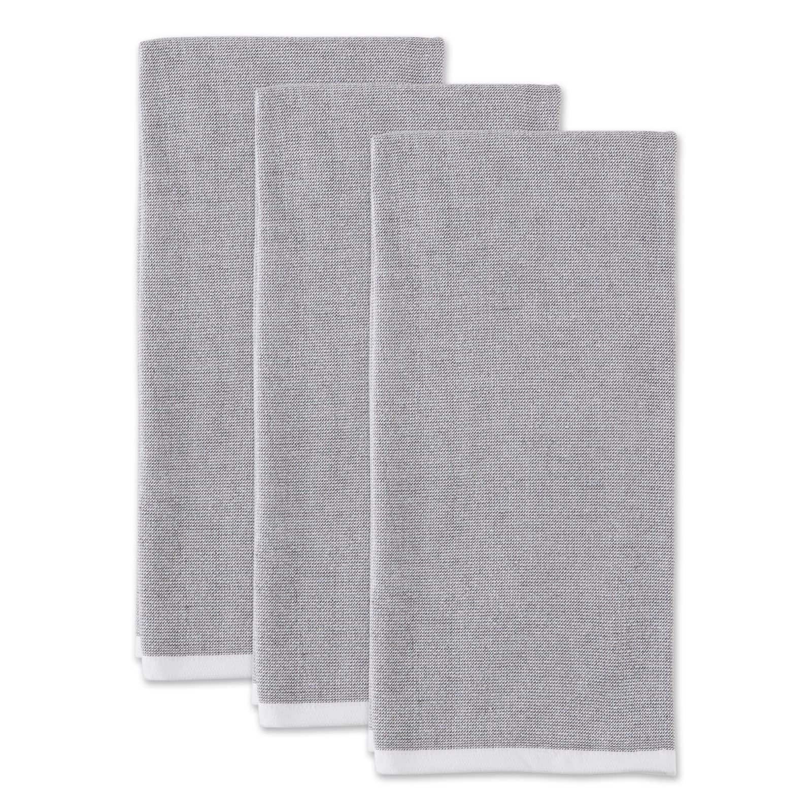 DII® Mineral Chambray Terry Dishtowels, 3ct.