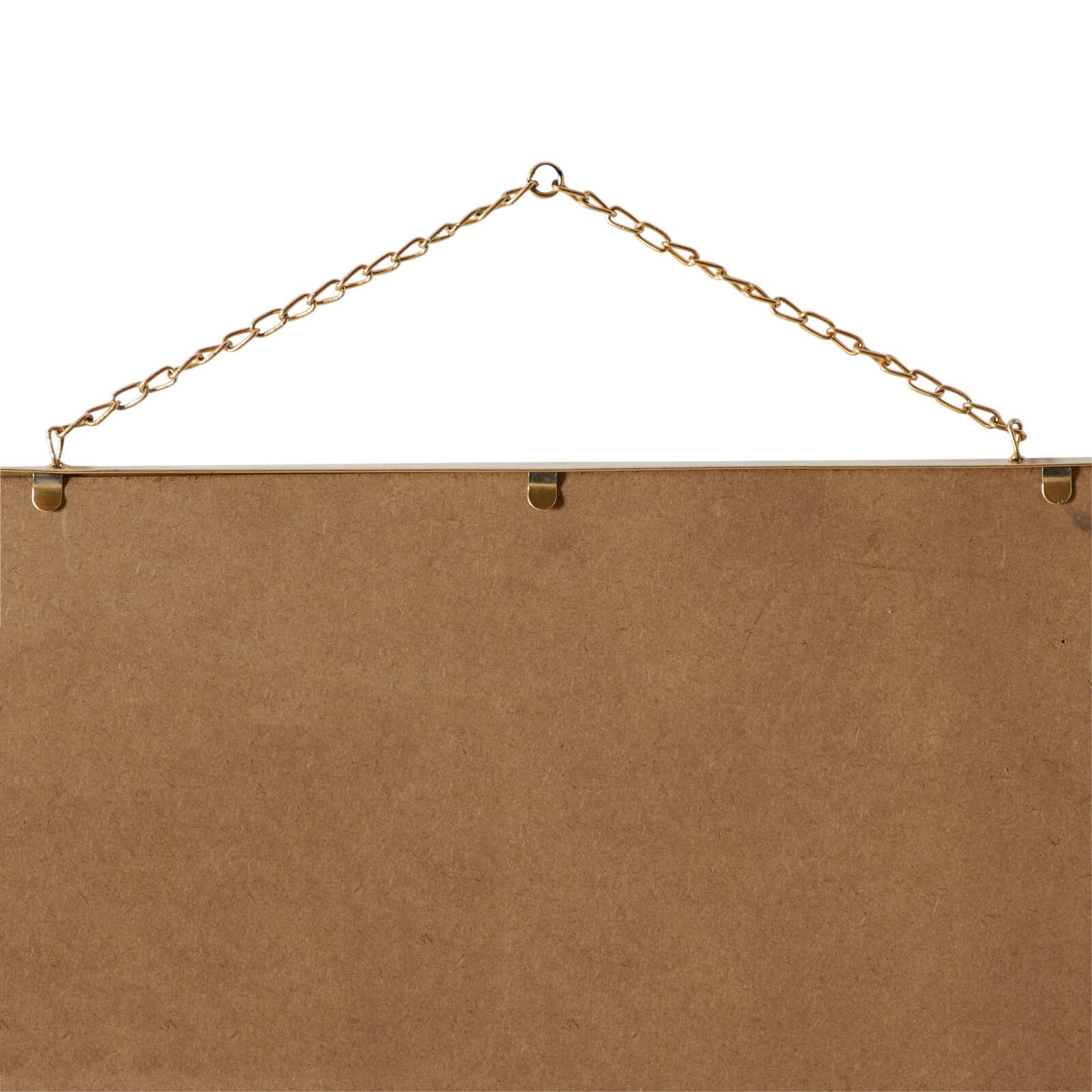 32" Black Contemporary Blackboard Wall Sign