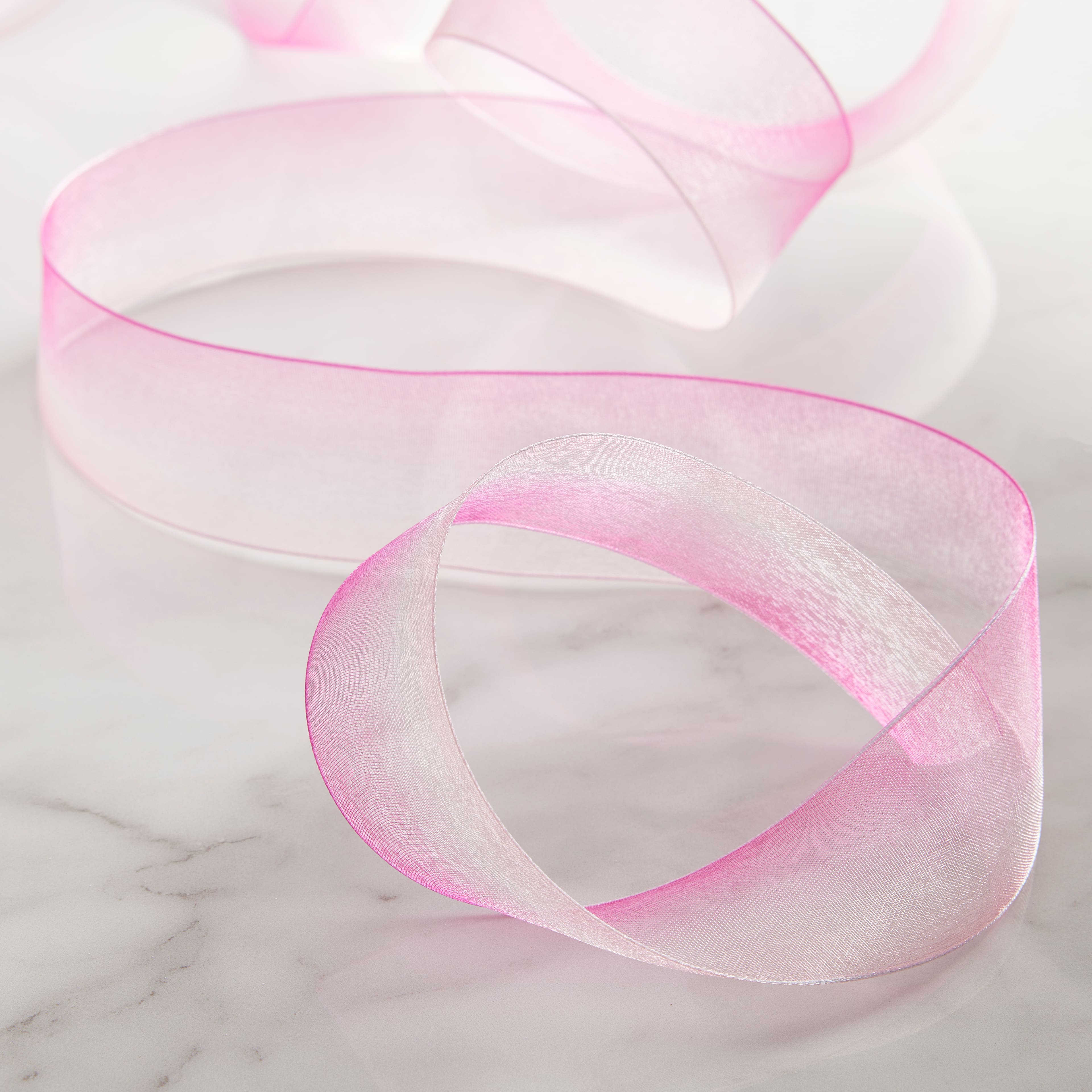 12 Pack: 1.5&#x22; x 3yd. Sheer Wired Ombre Ribbon by Celebrate It&#xAE;