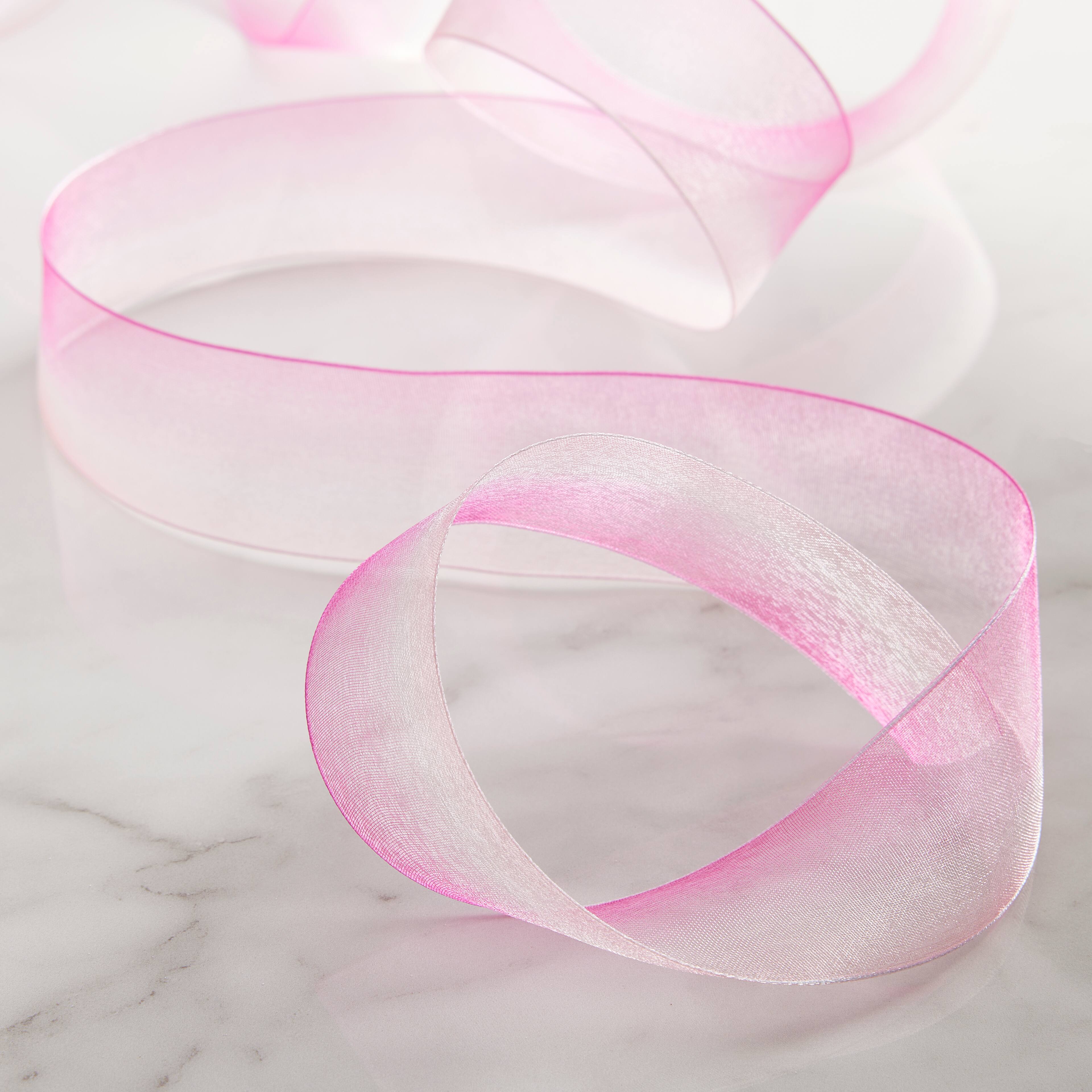 12 Pack: 1.5" x 3yd. Sheer Wired Ombre Ribbon by Celebrate It®