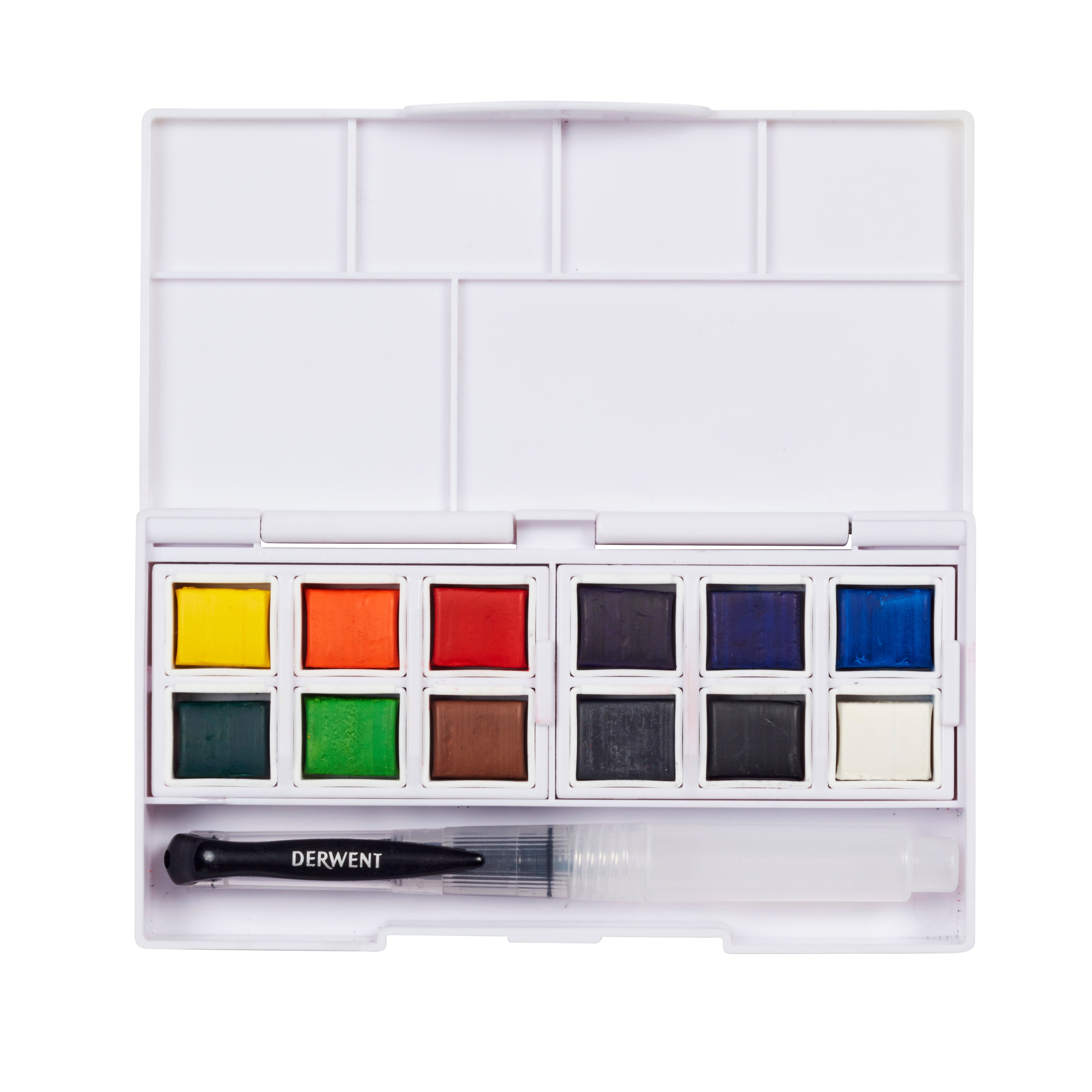 Derwent® 12 Color Watercolour Paint Pan Set
