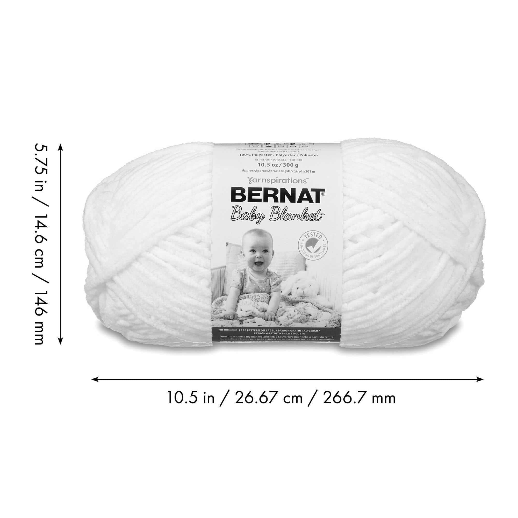 4 Pack Bernat&#xAE; Baby Blanket&#x2122; Yarn 