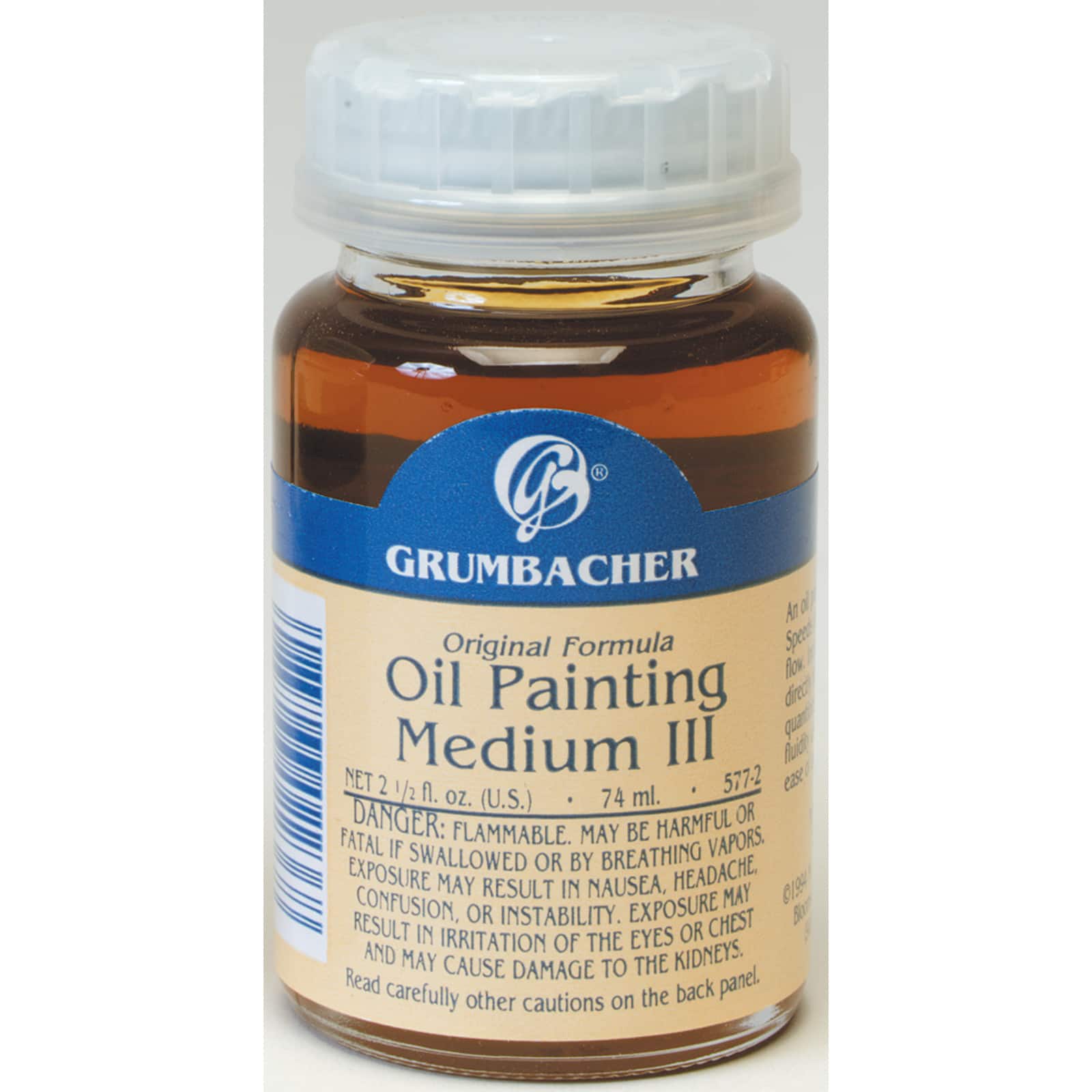 Grumbacher&#xAE; Oil Painting Medium III, Rapid Dry, 2.5oz.