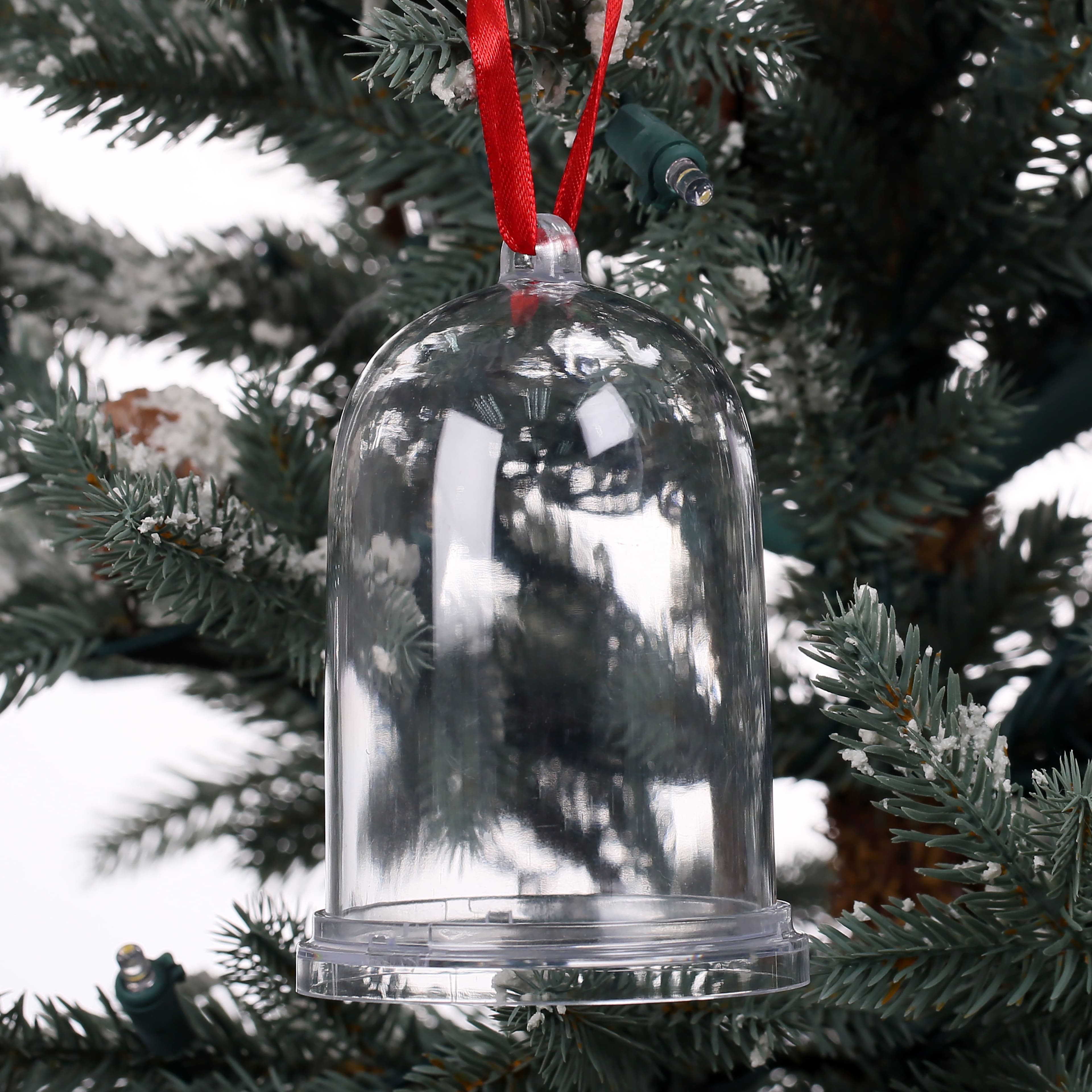 4.5&#x22; DIY Plastic Cloche Ornament by Make Market&#xAE;