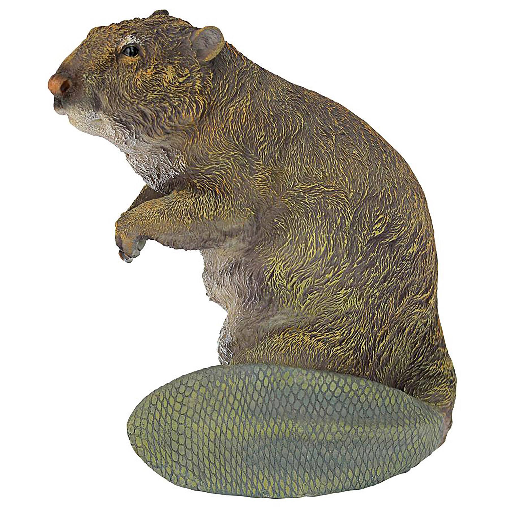 Design Toscano 10&#x22; Standing Beaver Outdoor Statue
