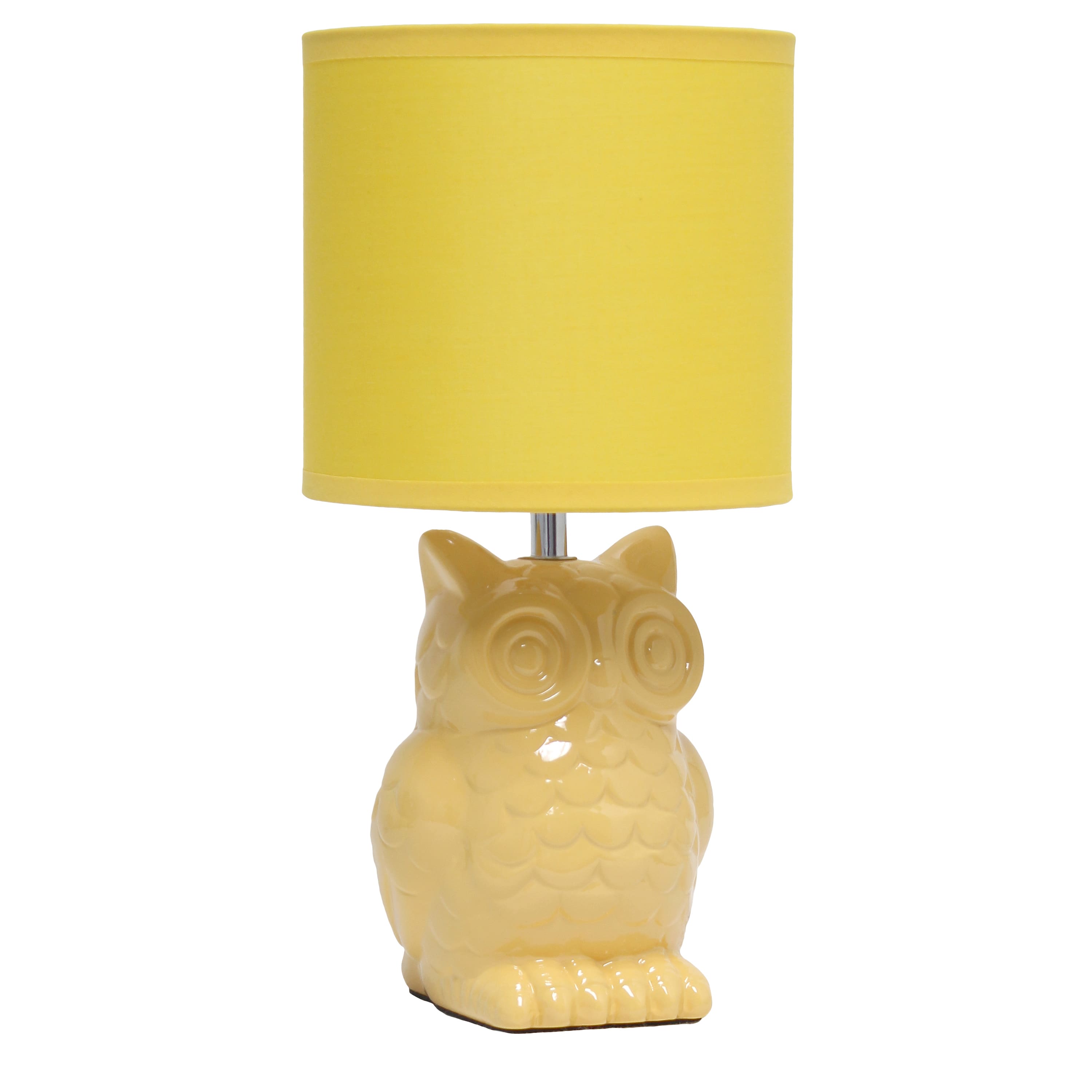 Simple Designs 13" Ceramic Owl Table Lamp