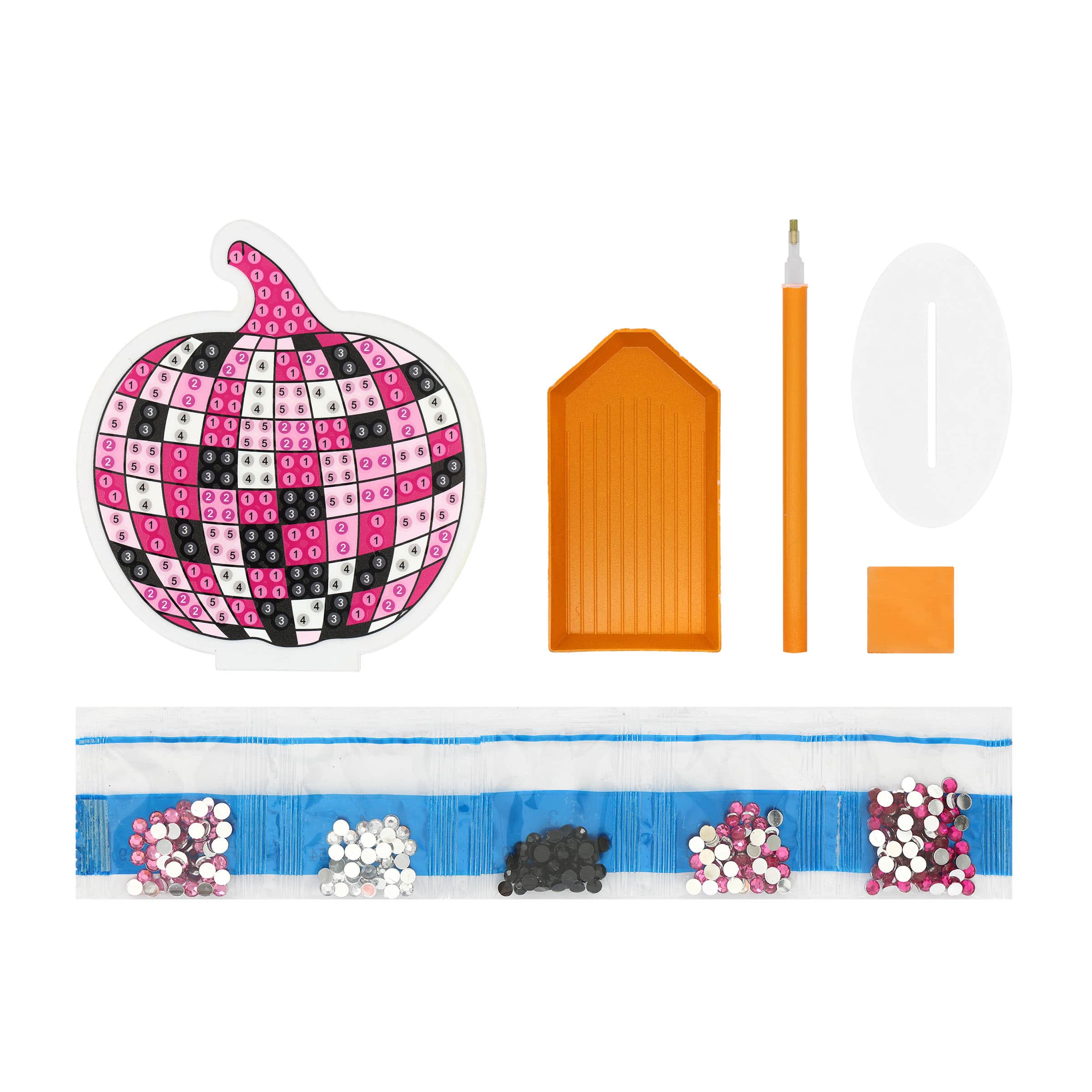 Disco Pumpkin Diamond Art Kit by Creatology&#x2122;