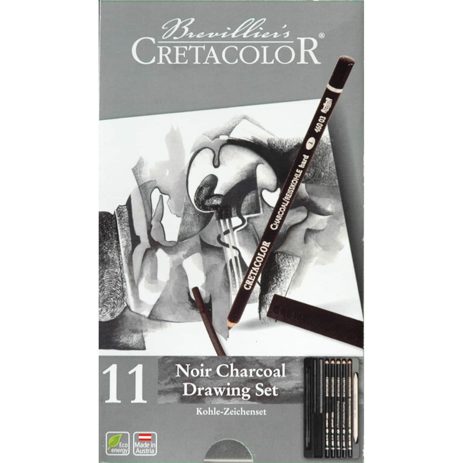 Cretacolor&#xAE; Noir Charcoal Drawing Set