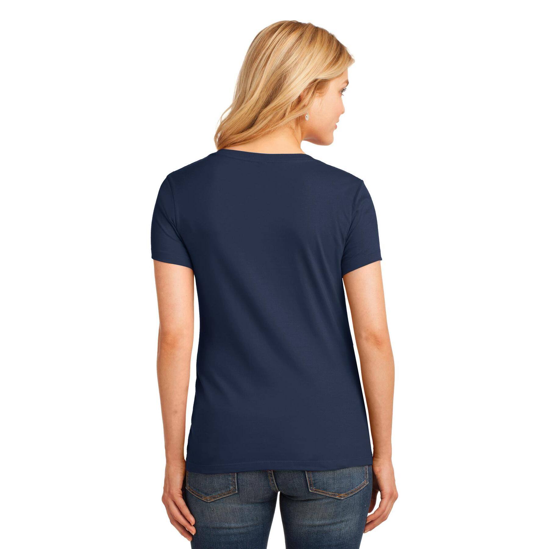 Port & Company® Ladies Core Cotton Neutrals V-Neck T-Shirt