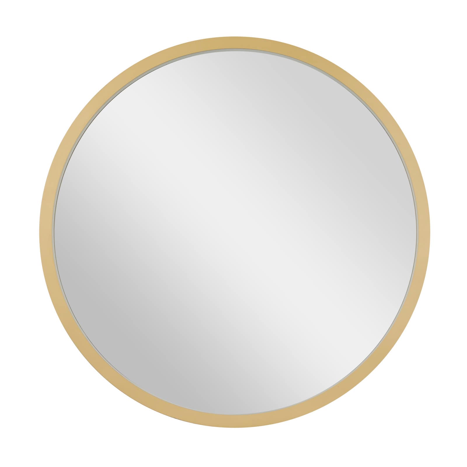 Gold Contemporary Wall Mirror, 42&#x22; x 2&#x22; x 42&#x22;