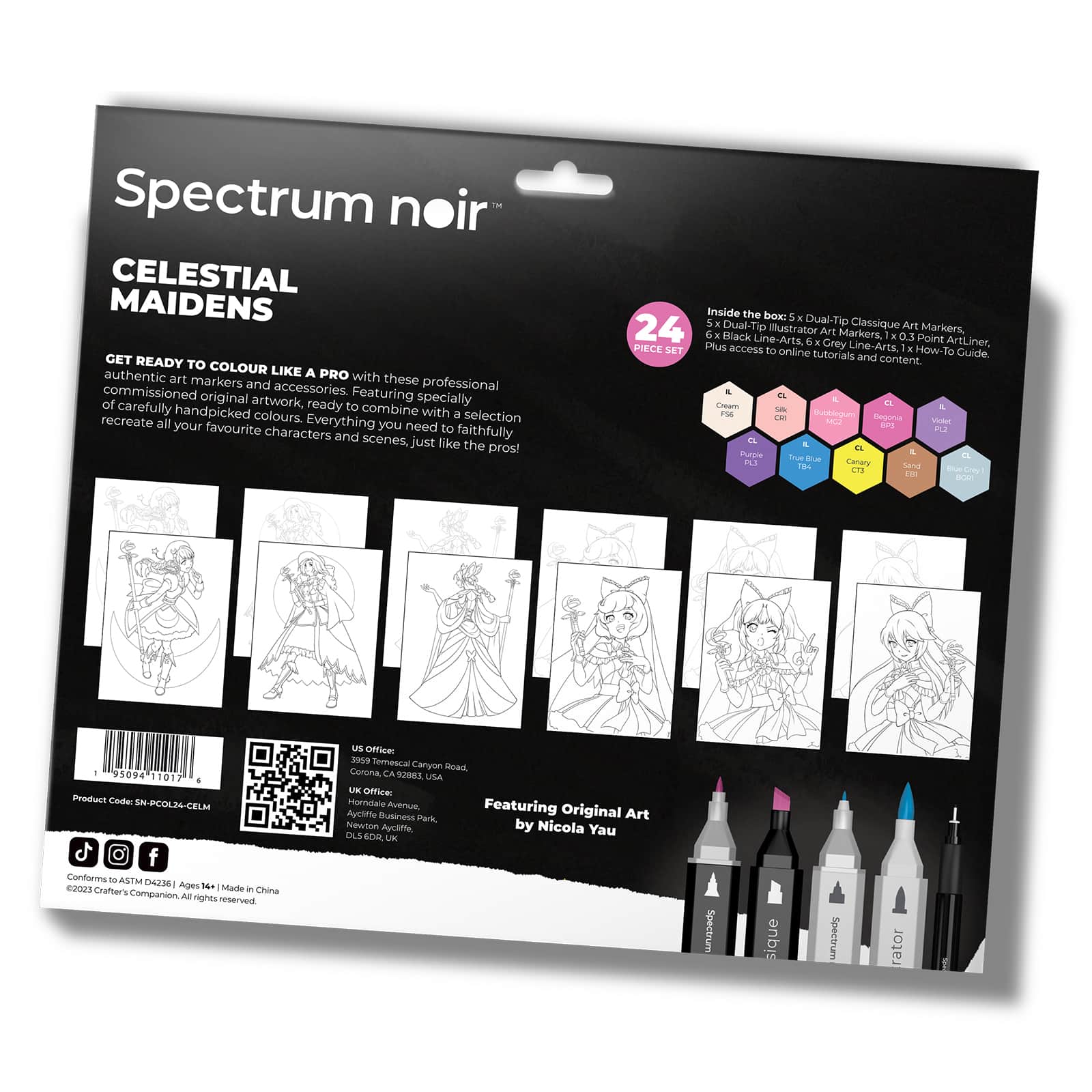 Spectrum Noir&#x2122; Pro Colour Celestial Maidens Kit