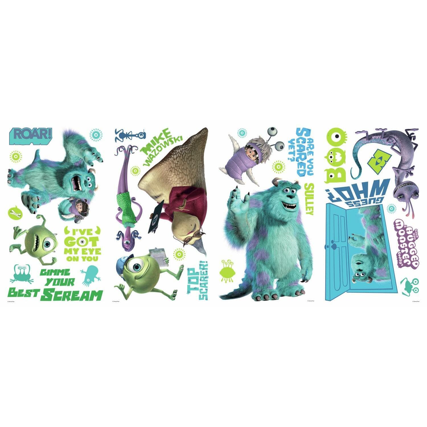 RoomMates Monsters Inc. Peel &#x26; Stick Wall Decals