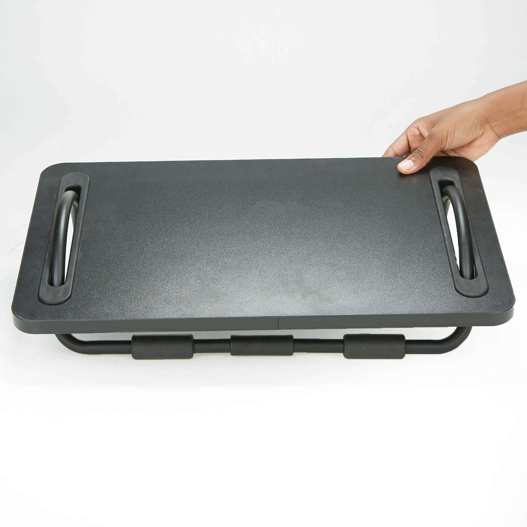 Mind Reader Black Tilting Ergonomic Foot Rest