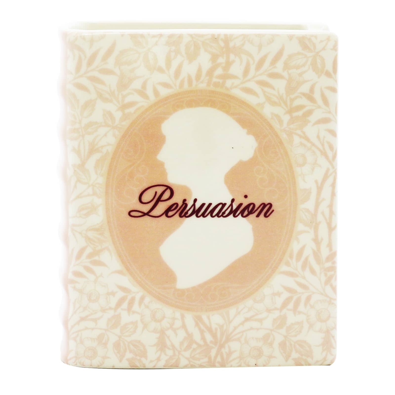 6&#x22; Pink Persuasion Ceramic Book Vase by Ashland&#xAE;