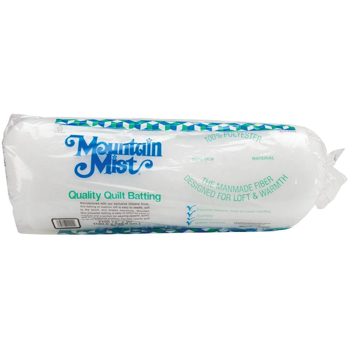 Mountain Mist Polyester Quilt Batting Craft 36-inch-by-45-inch 