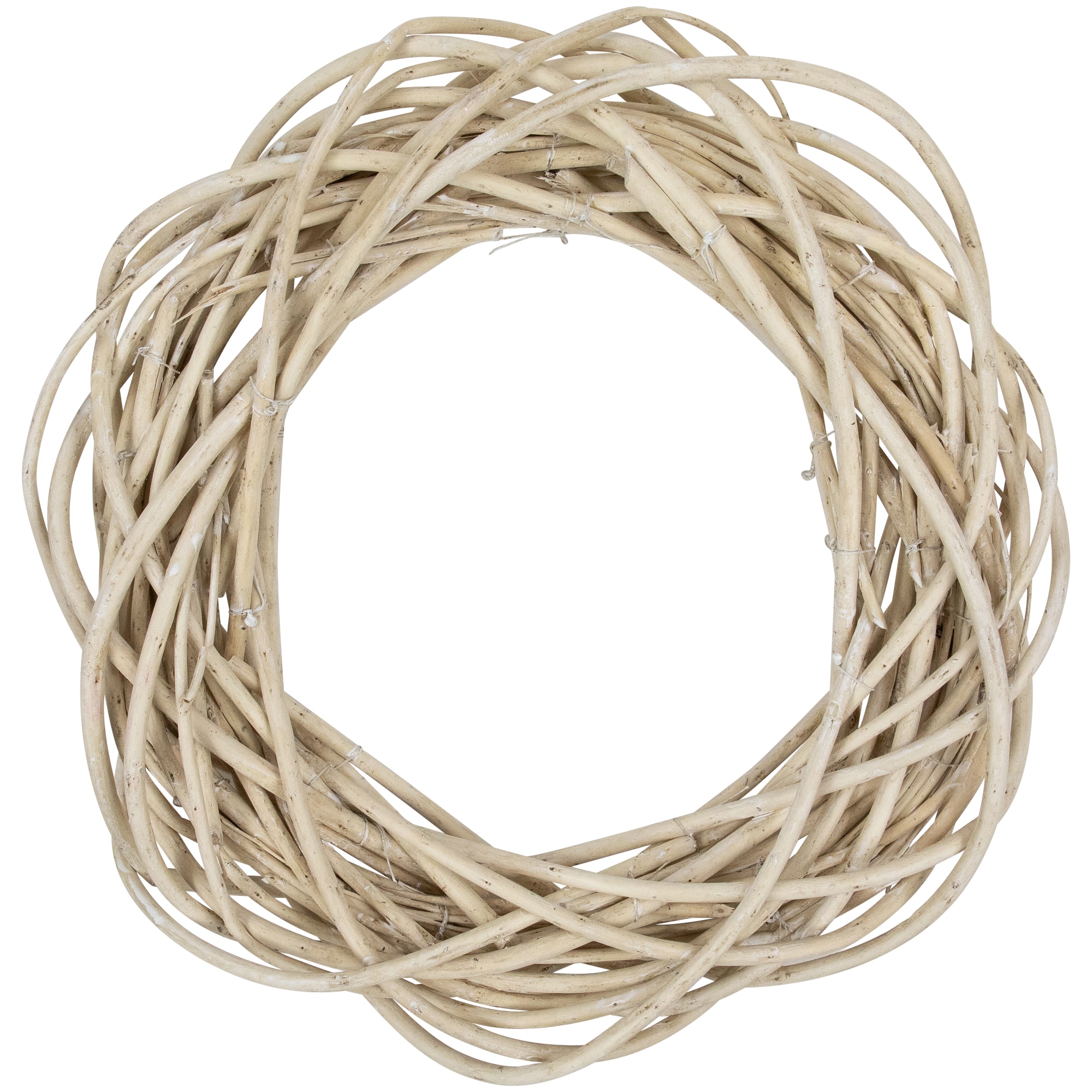15&#x22; Unlit Natural Weeping Willow Spring Twig Wreath
