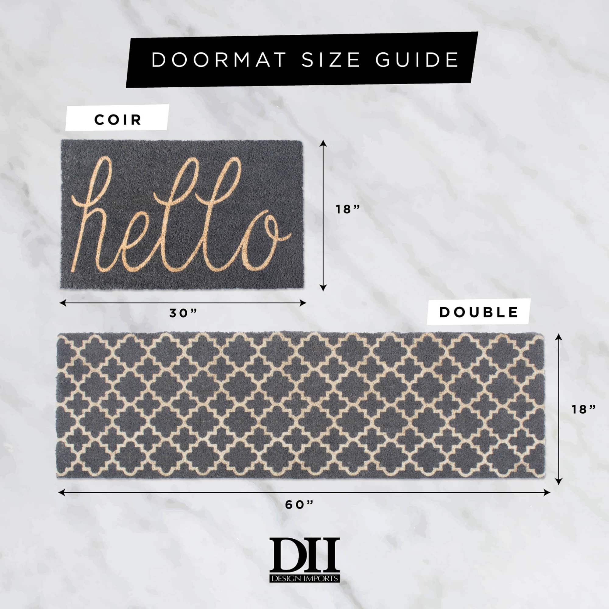 DII&#xAE; Merry Doormat