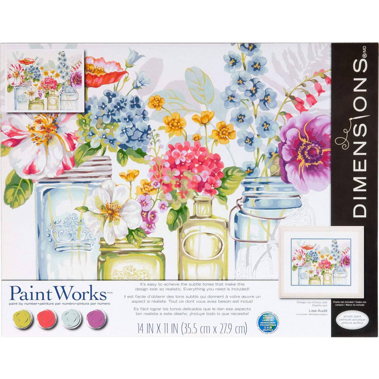 Dimensions Needlecrafts PaintWorks Paint by Number Kit Mothers Pride
