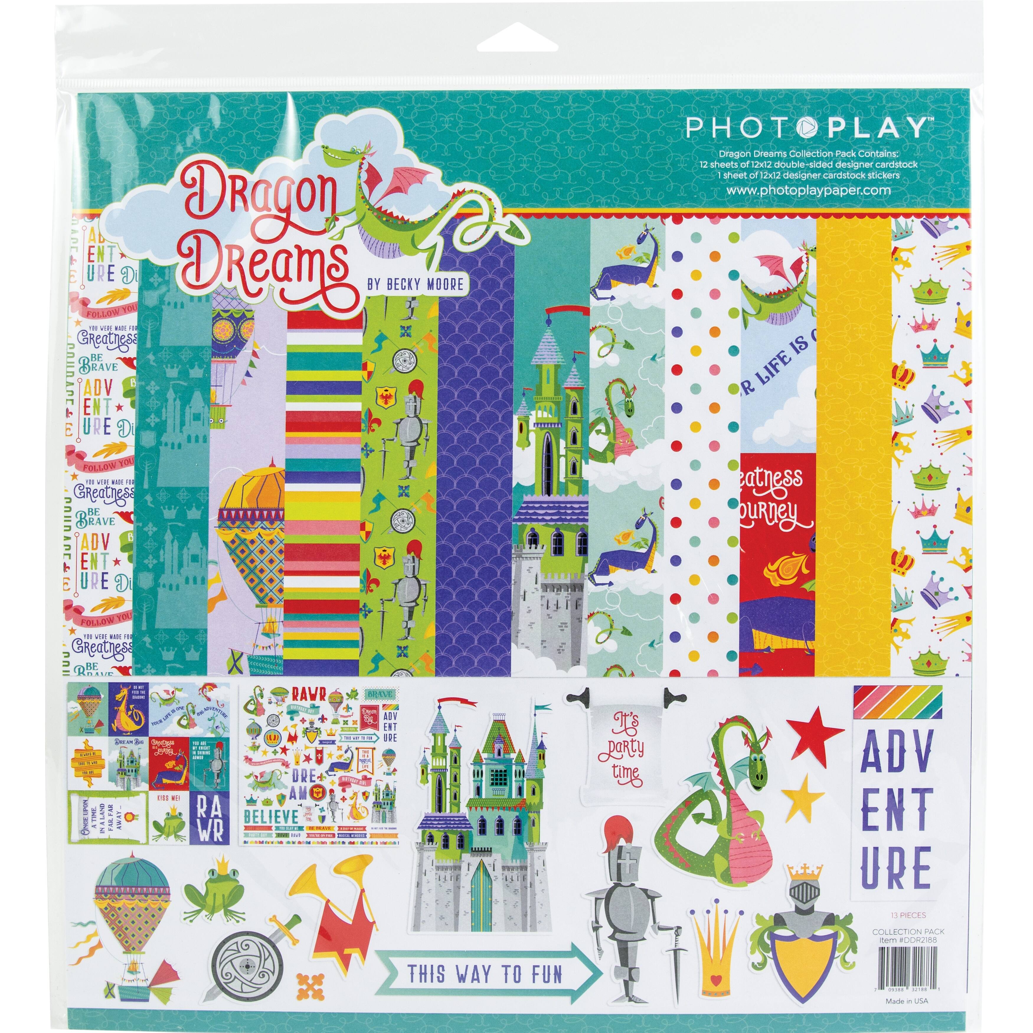 PhotoPlay Collection ct 12"X12"-Dragon Dreams By Photoplay Paper | Michaels®