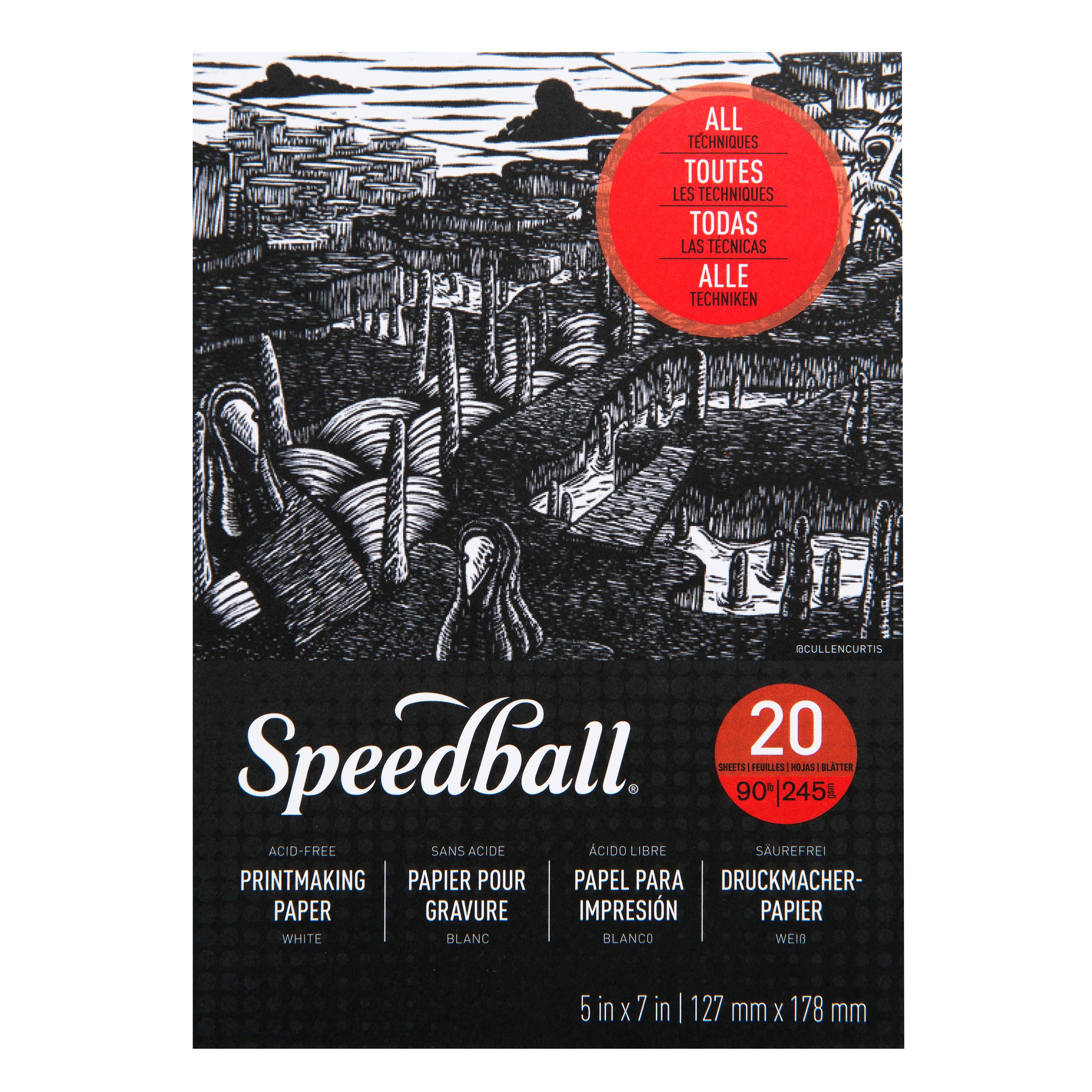 Speedball&#xAE; 5&#x22; x 7&#x22; Printmaking Paper Pad