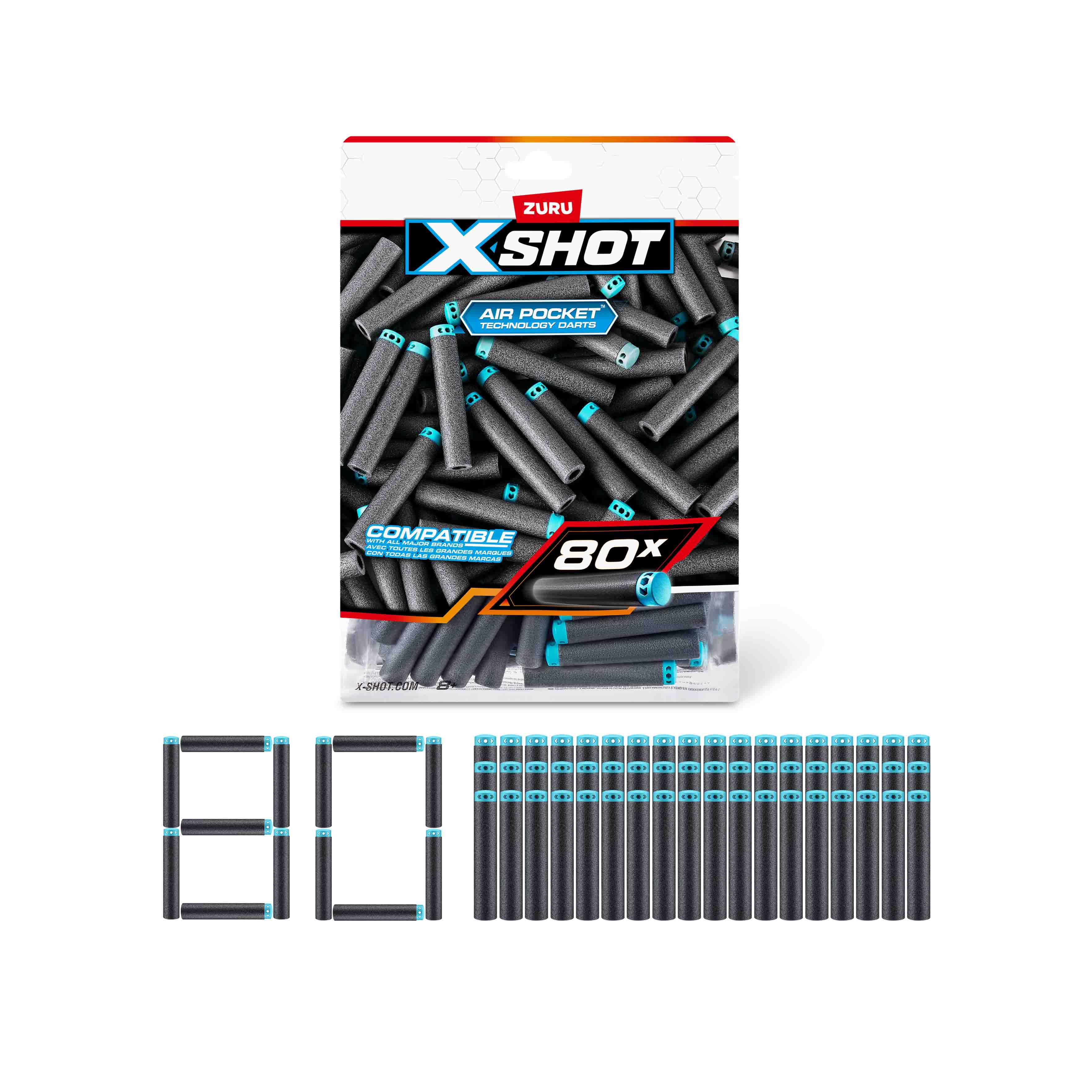 Zuru X-Shot Foam Darts Refill Pack, 80ct.