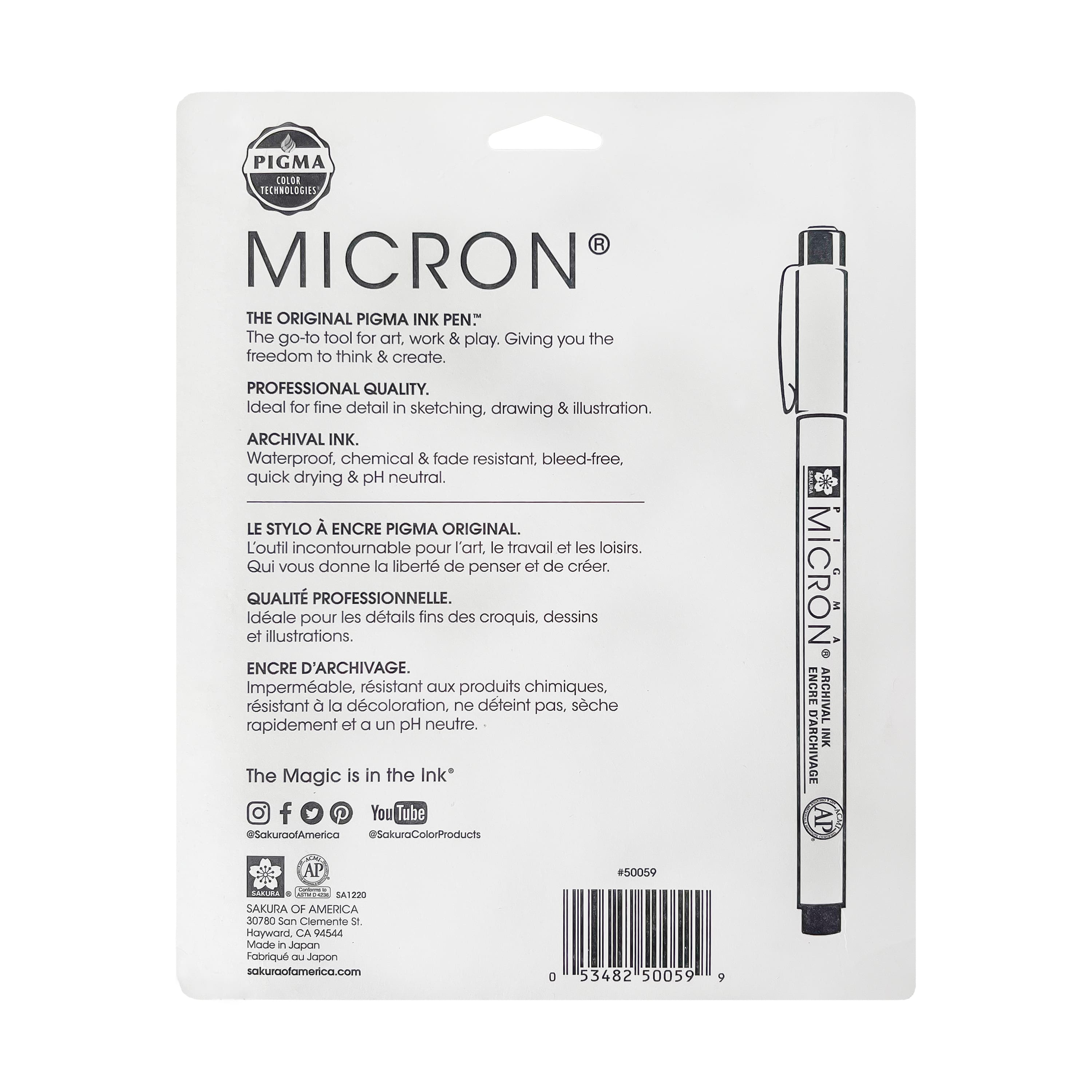 Micron® Black Archival Ink Pens, 10ct.